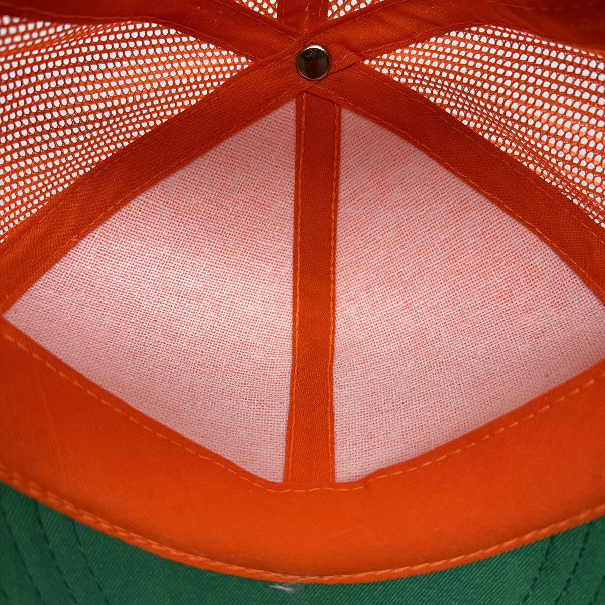Vintage VTG Duck Bay Hat Cap Orange Trucker Hunting Outdoor Blaze Size ONE SIZE - 15 Thumbnail