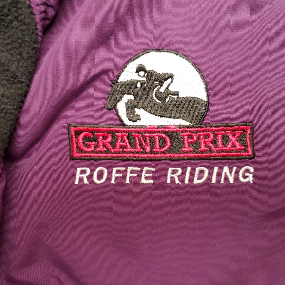 Etro VINTAGE Roffe Vest Women M Purple Fleece Outdoors Casual Horseside Zip Vest Mens? Size M / US 6-8 / IT 42-44 - 4 Thumbnail