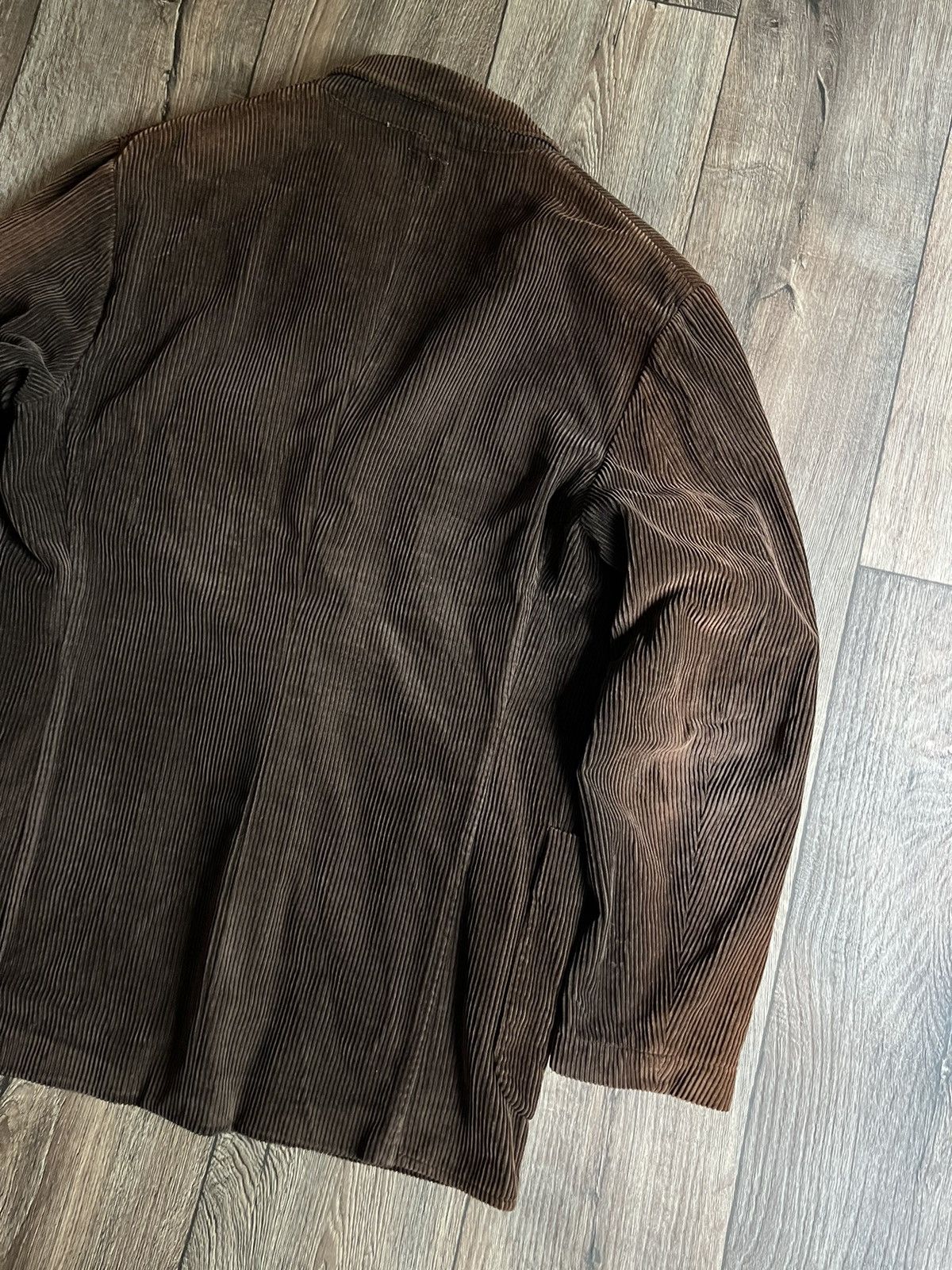 C.P. Company × Massimo Osti Vintage 00s C.P. Company 3 Buttons Velvet Italian Blazer Size 52R - 10 Thumbnail