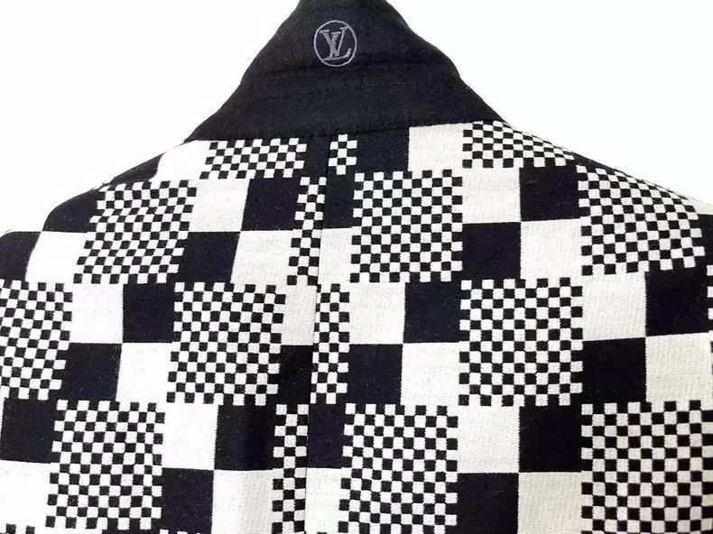 Louis Vuitton Louis Vuitton Black and White Checkered Blazer -2505 Size US L / EU 52-54 / 3 - 4 Thumbnail