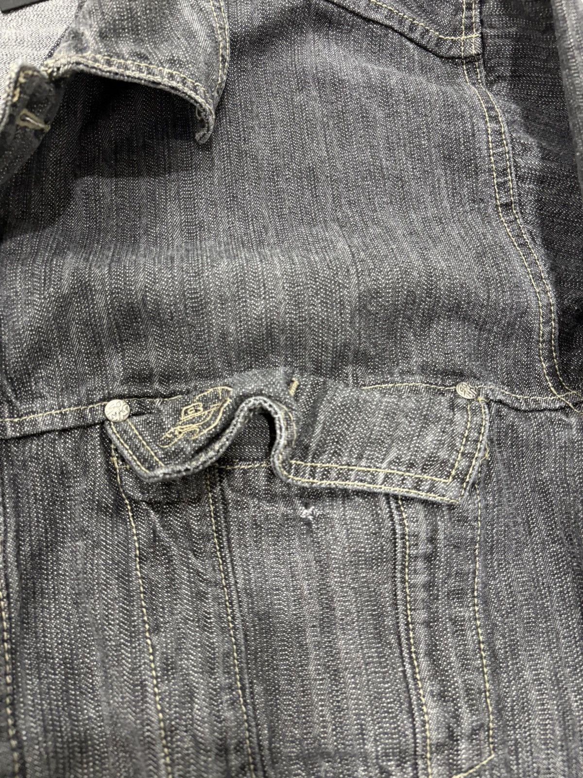 Other VINTAGE Y2K SCHOOL OF HARD KNOCKS DENIM JACKET Size US M / EU 48-50 / 2 - 3 Thumbnail