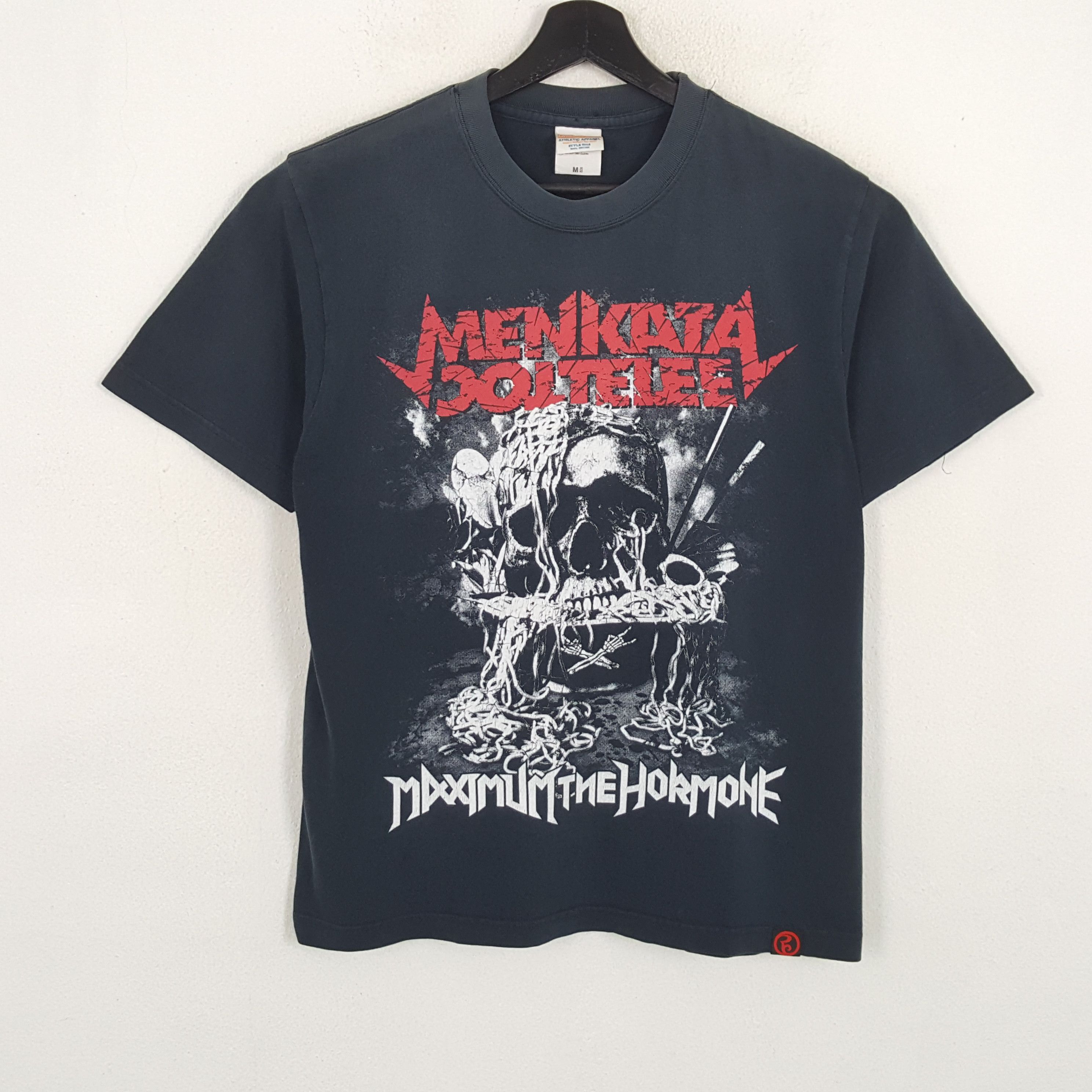 Band Tees × Vintage MAXIMUM THE HORMONE Rock Band Skulls Design Tshirt Size US M / EU 48-50 / 2 - 1 Thumbnail