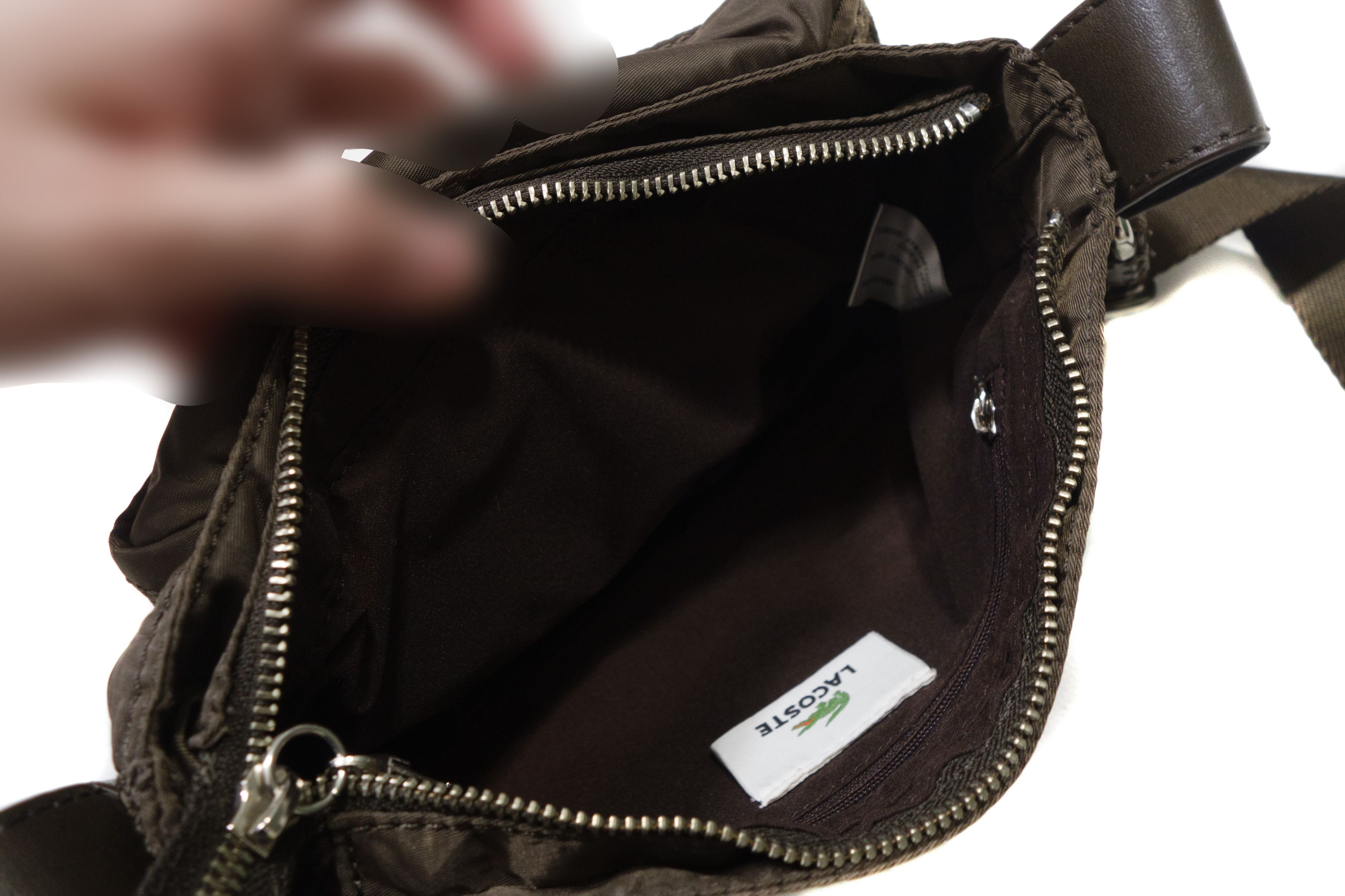 Lacoste 00s Nylon Shoulder Y2K Baguette Bag Vintage Size ONE SIZE - 5 Thumbnail