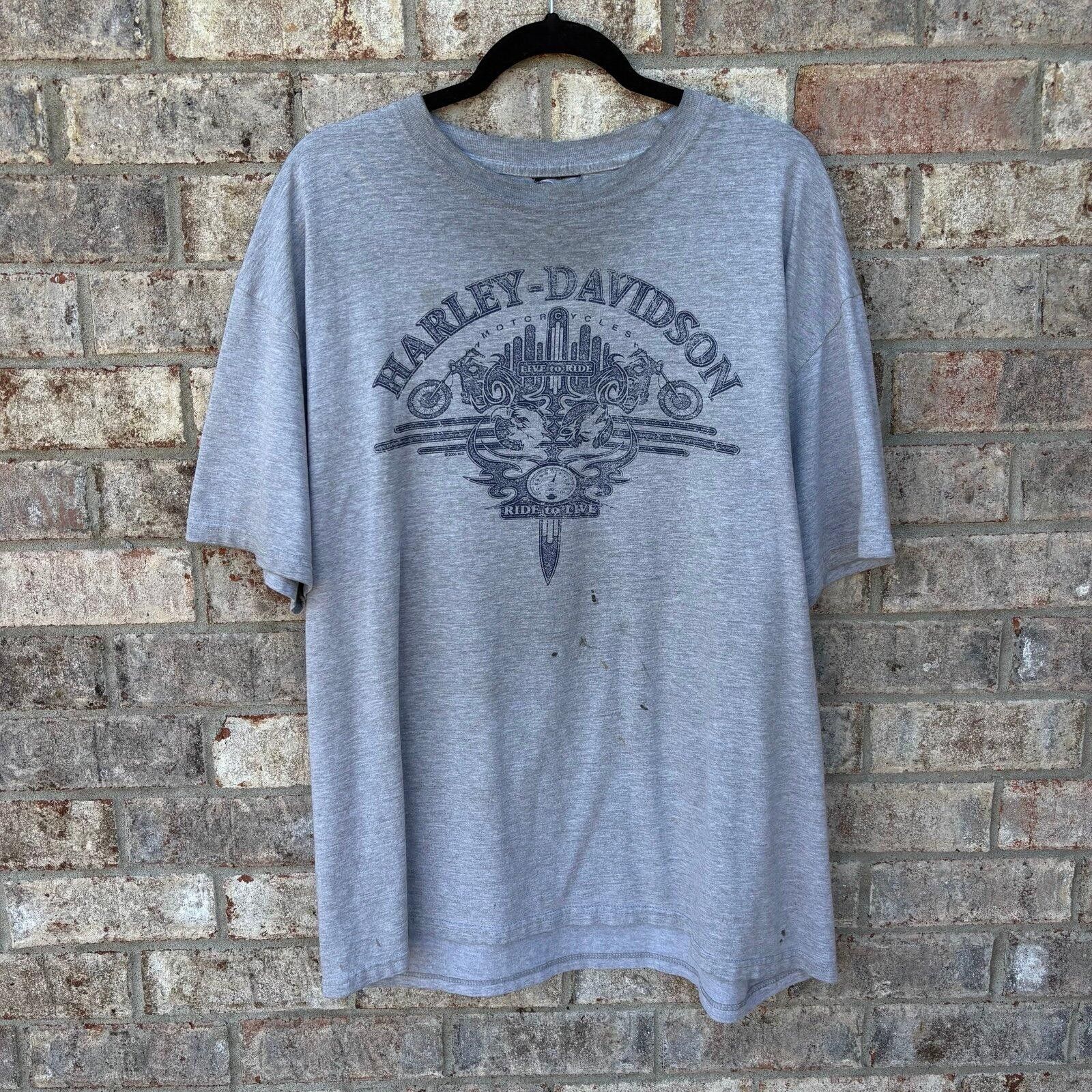 Harley Davidson Vintage Harley-Davidson faded T-shirt Size US L / EU 52-54 / 3 - 1 Thumbnail