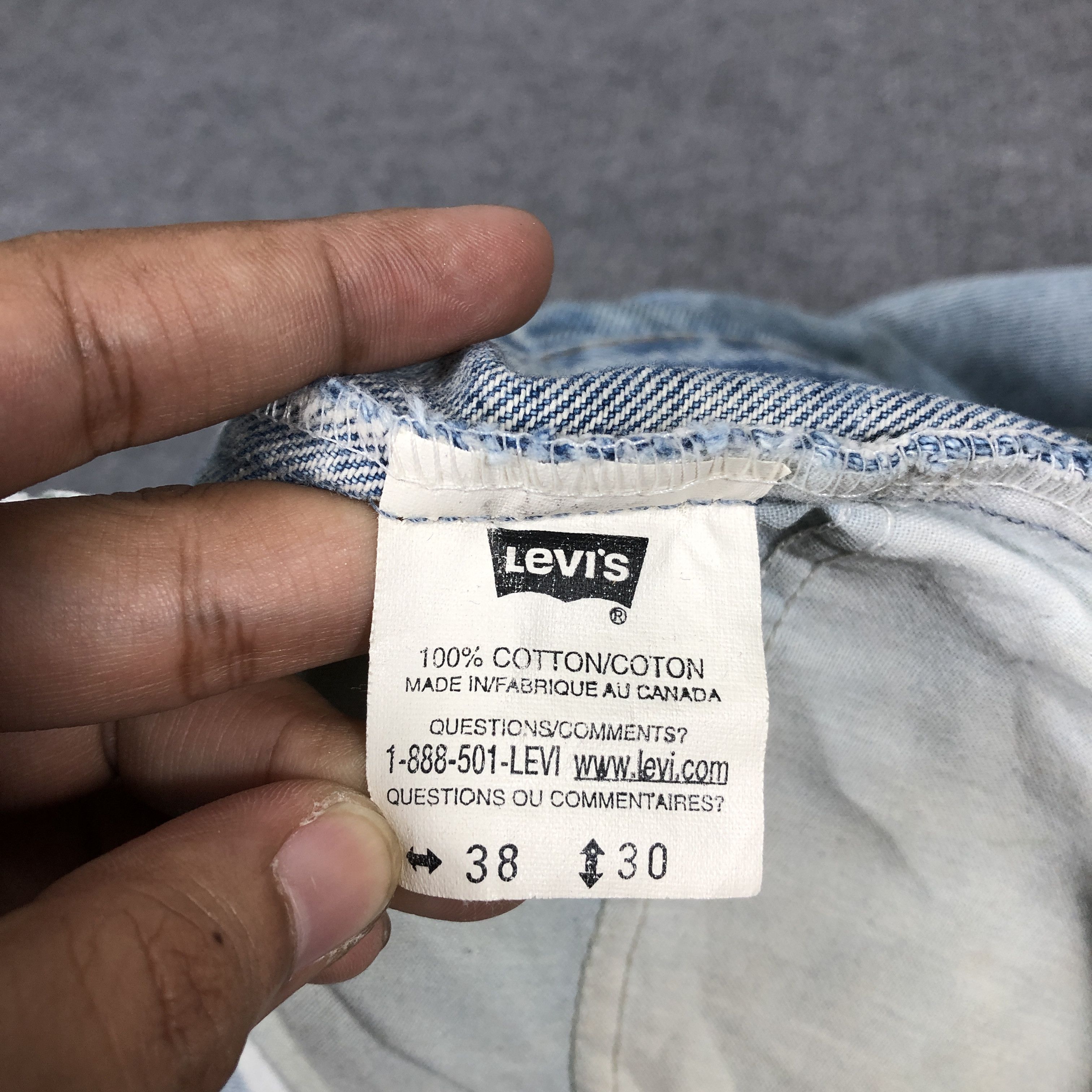 Levi's × Vintage 90s Vintage Levis Jeans Orange Tab L1019 Size US 38 / EU 54 - 12 Thumbnail
