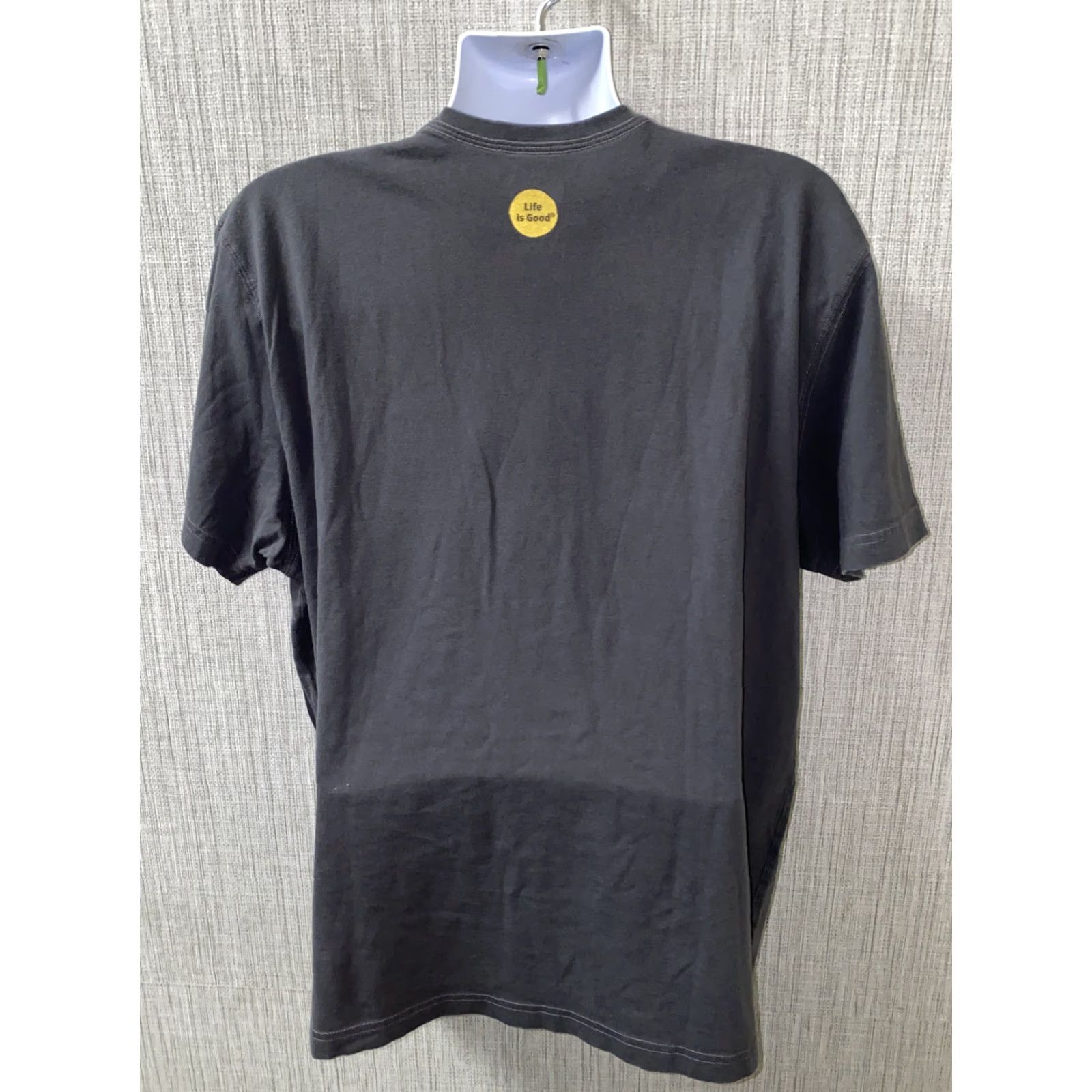 Life is Good Life is Good T-Shirt Gray Short Sleeve GOOD VIBES XL Mens Regular Size XL Size US XL / EU 56 / 4 - 3 Thumbnail