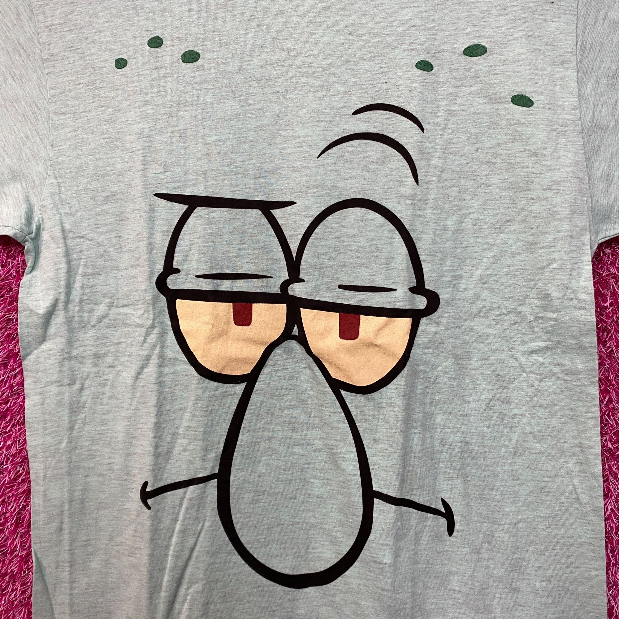 Nickelodeon SpongeBob Squarpants Squidward Face Tshirt size medium Size US M / EU 48-50 / 2 - 2 Thumbnail