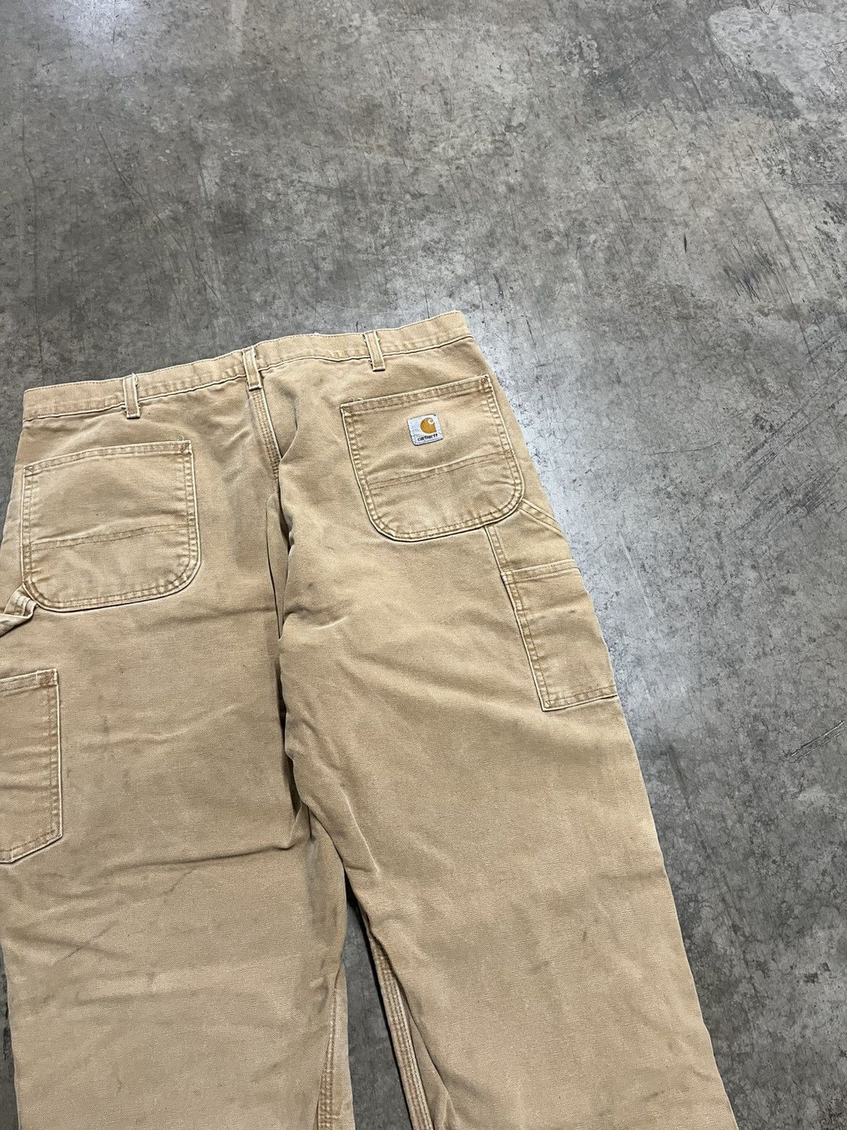 Carhartt × Vintage Carhartt double knee cargo pants skater baggy hype rare Size US 36 / EU 52 - 8 Thumbnail
