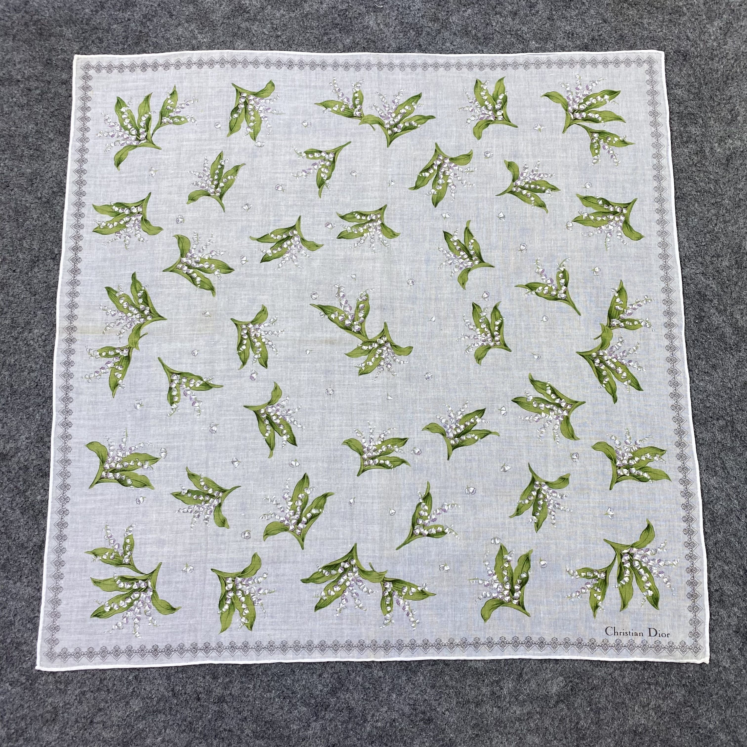Japanese Brand Christian Dior Handkerchief / Bandana / Neckerchief-B2358 Size ONE SIZE - 3 Thumbnail