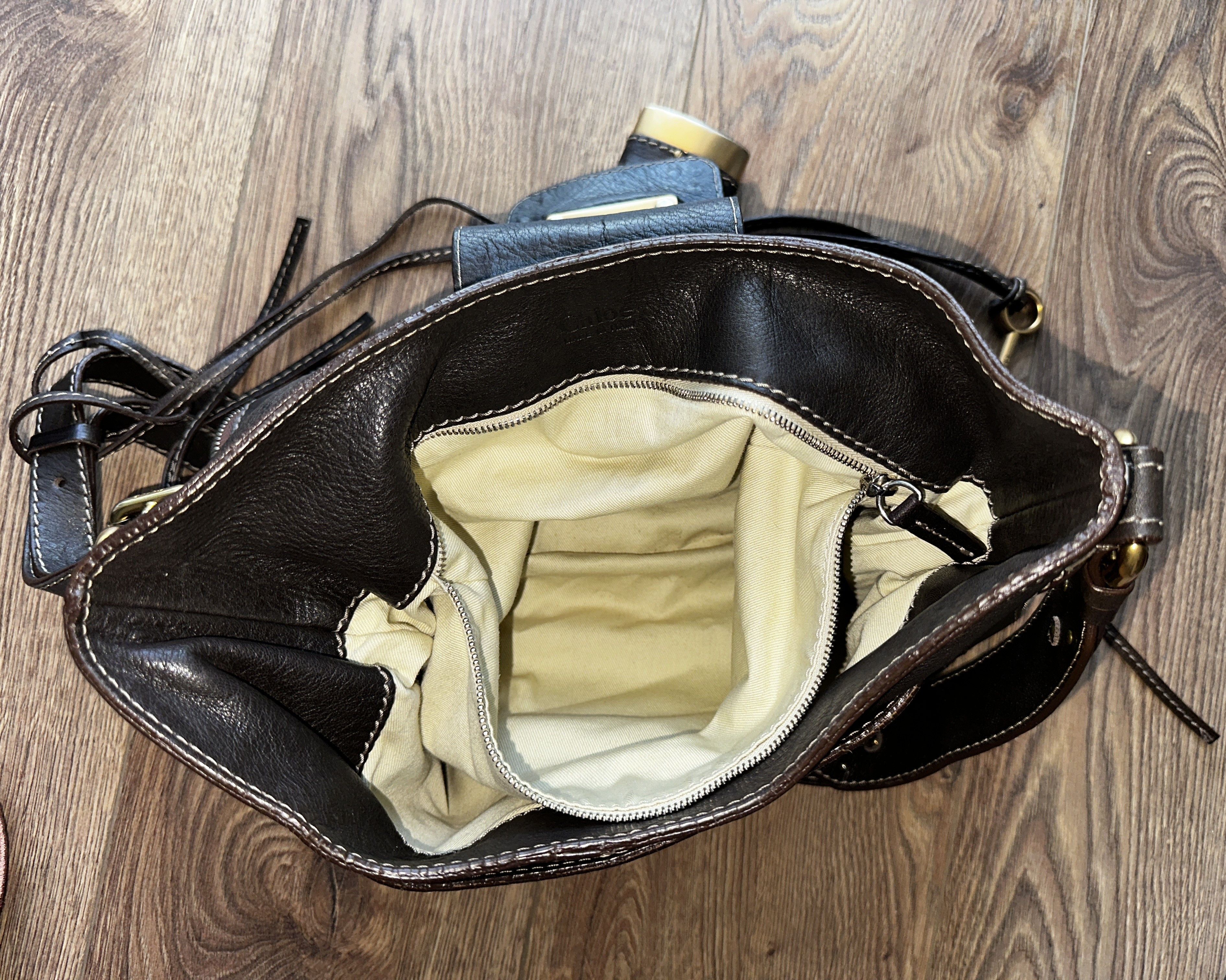 Chloe Chloe Pebbled Leather Paddington Hobo 02-07-53 Made In Italy Size ONE SIZE - 22 Thumbnail