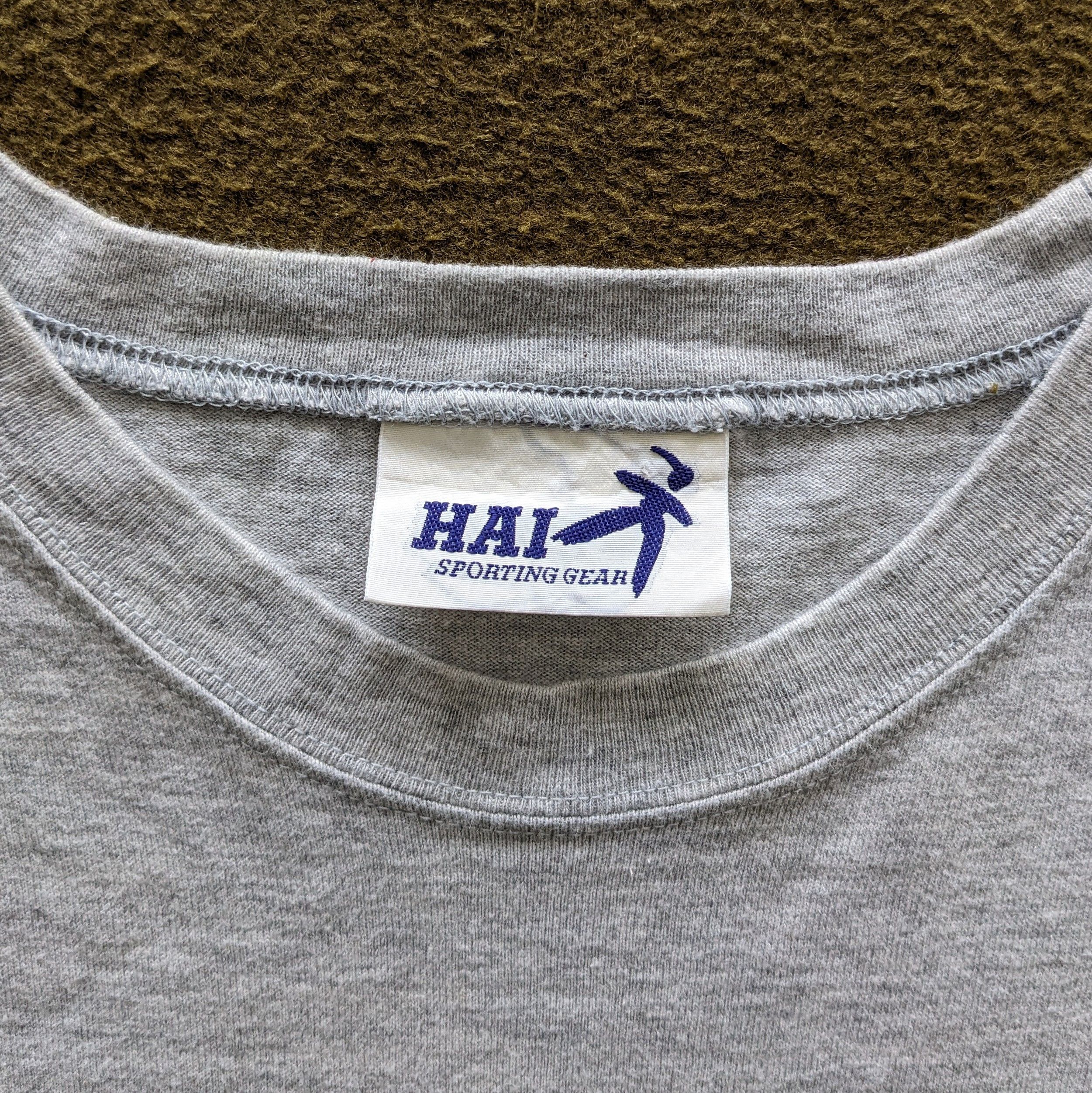 Vintage Vintage 90's HAI SPORTING GEAR Japanese Brand T-shirt Size US M / EU 48-50 / 2 - 6 Thumbnail