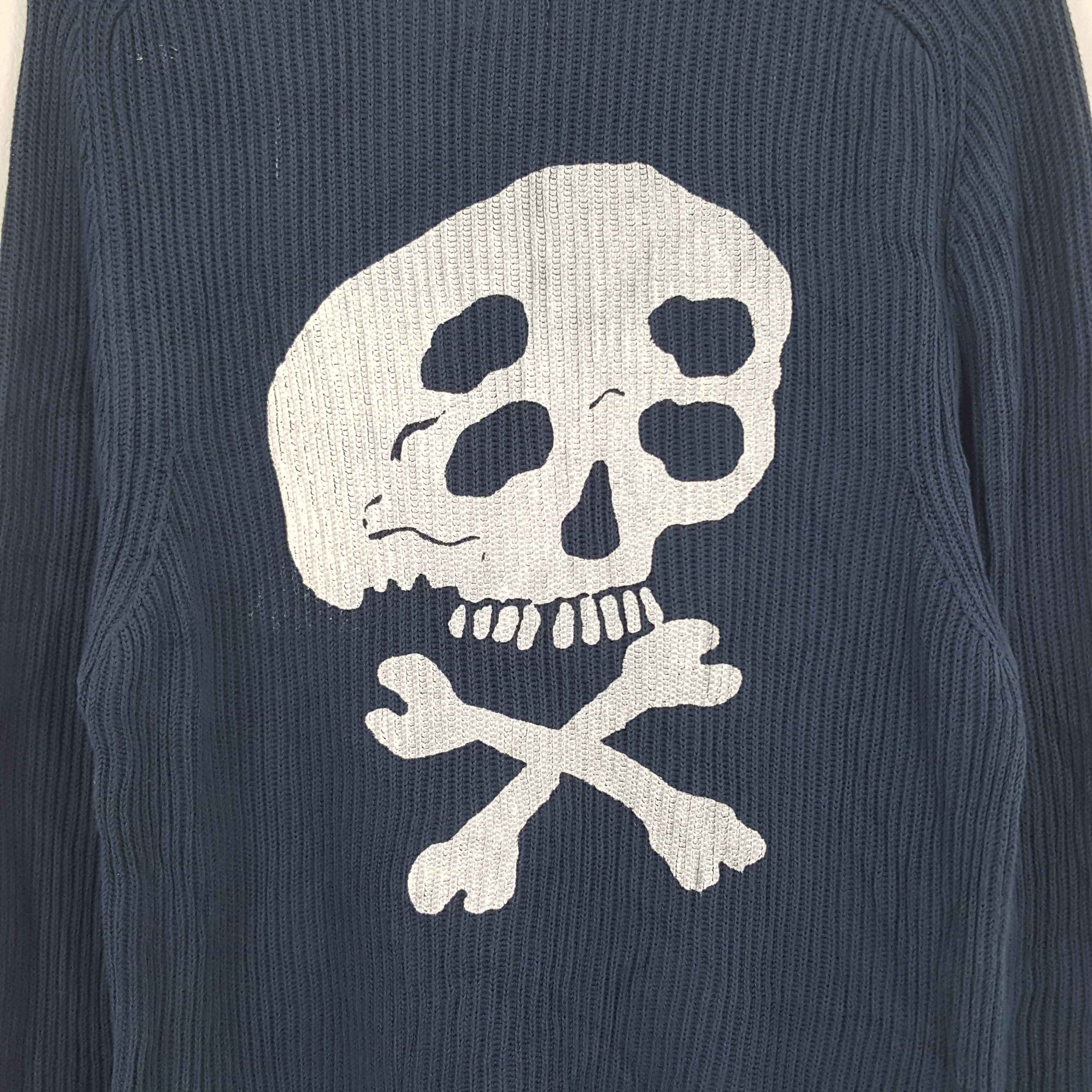 Vintage × Zara Vintage Skulls X Zara Japanese Punk Style Sweatshirt Size US S / EU 44-46 / 1 - 2 Thumbnail