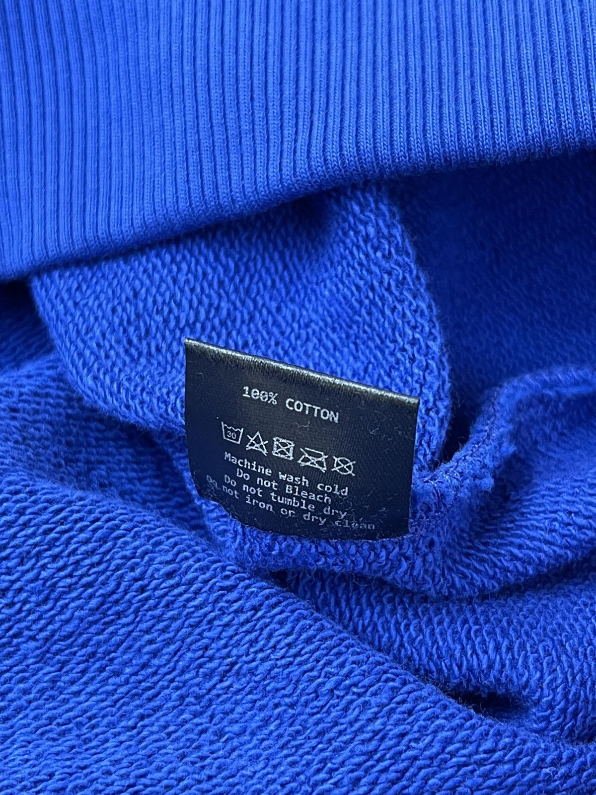 Saul Nash !DS! SS23 Saul Nash Electric Blue Overlock Stitch Sweatshirt Size US M / EU 48-50 / 2 - 19 Thumbnail