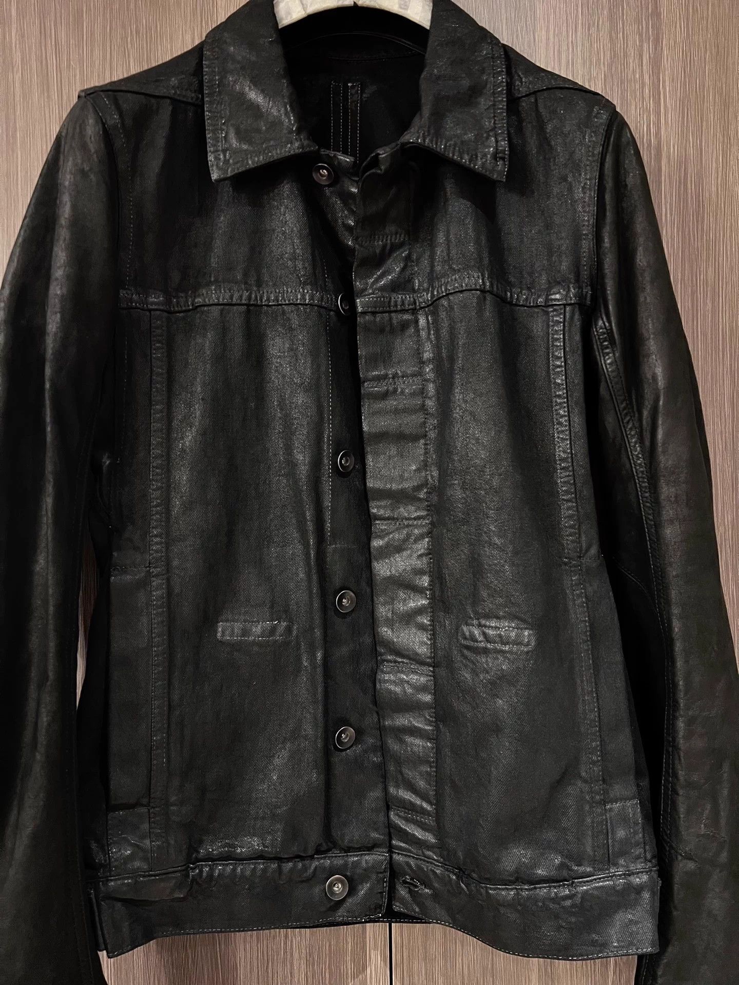 Rick Owens Rick Owens DRKSHDW Slave Waxed Lth Sleeve Denim S Size US S / EU 44-46 / 1 - 6 Thumbnail
