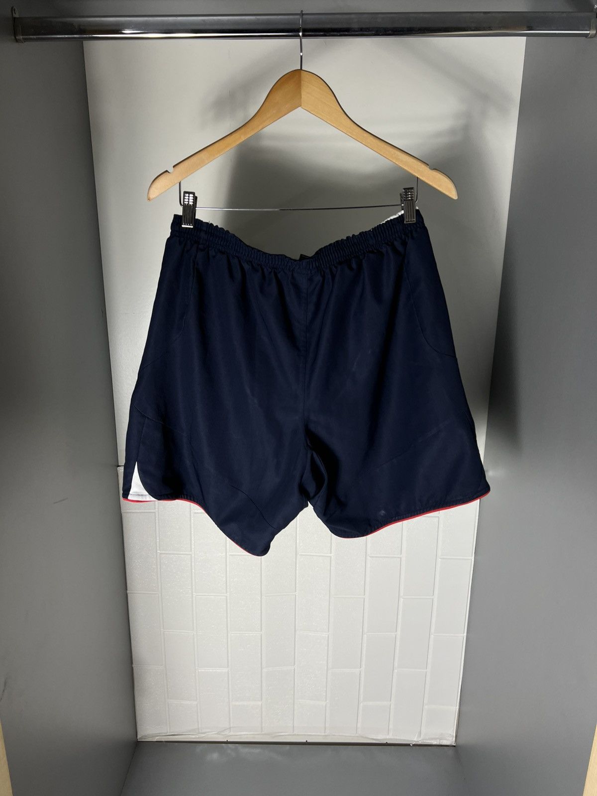 Umbro × Vintage VERY RARE UMBRO ENGLAND RETRO SOCCER SHORTS BLOKECORE 90s Size US 34 / EU 50 - 7 Thumbnail