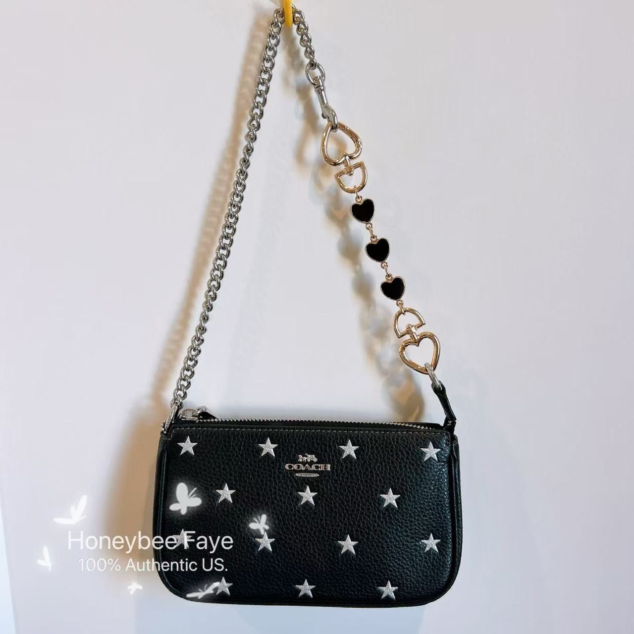 Coach Nolita 19 With Star Print CW409 plus extended chain Size ONE SIZE - 4 Thumbnail