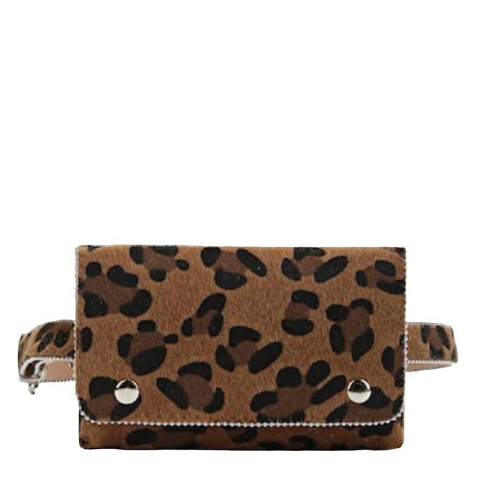 Other Leopard Animal Print Faux Fur Bum Waist Bag | Grailed