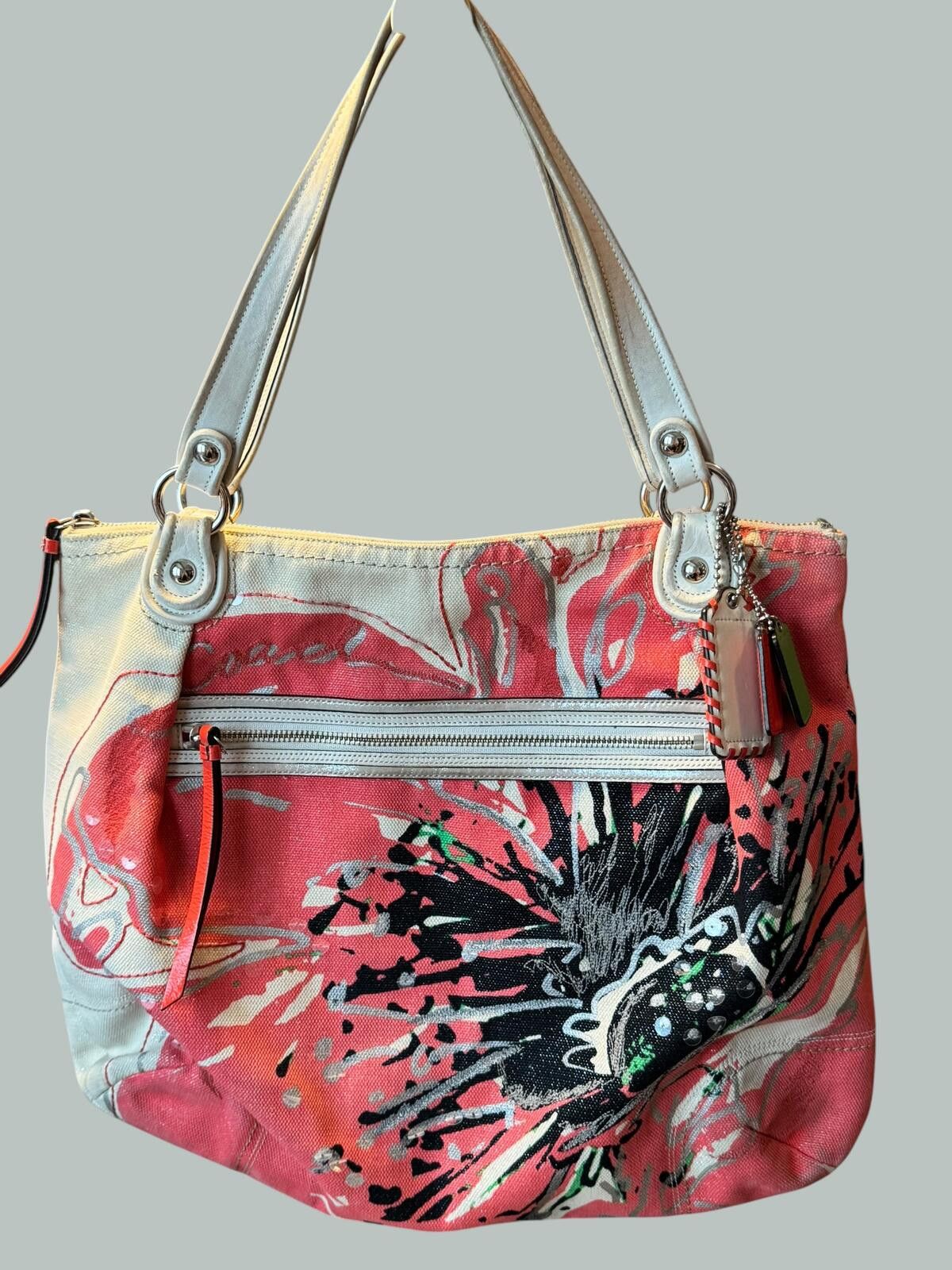 y2k 00s COACH tote bag POPPY signature Coach × Designer × Vintage 