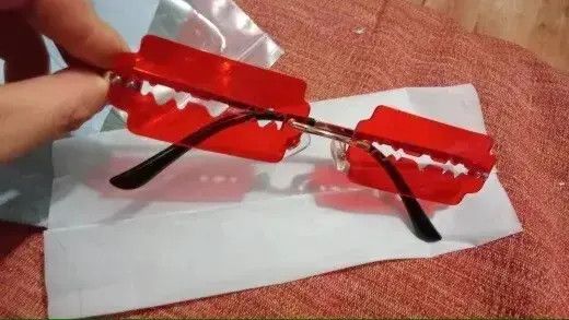 Electric Visual Rimless Razor Blade Rectangle Sunglasses Size ONE SIZE - 1 Thumbnail