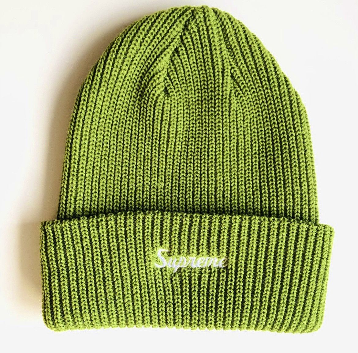 Supreme Supreme FW19 Loose Gauge Beanie LIGHT OLIVE Size ONE SIZE - 1 Thumbnail