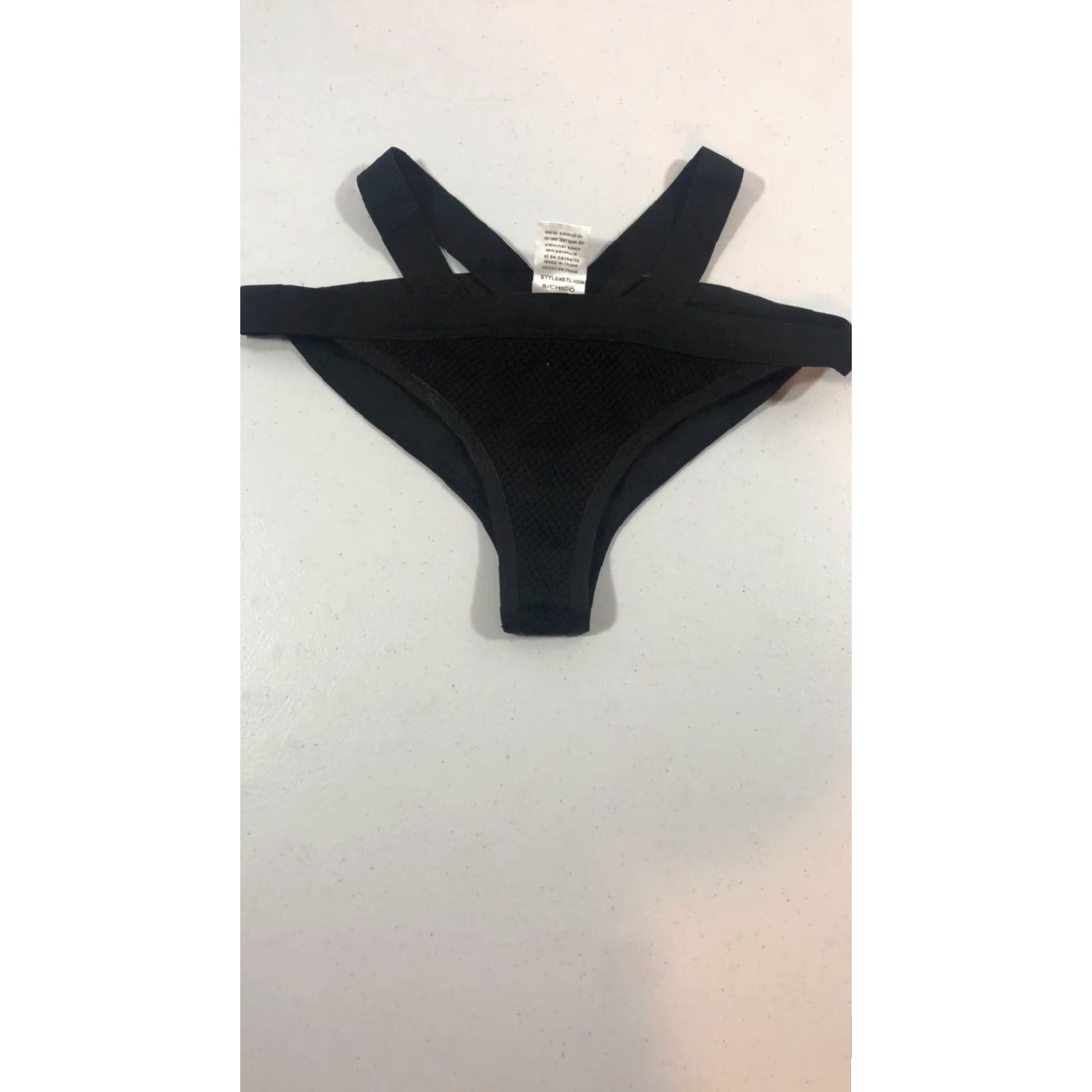 Swims Codigo Sexy Bikini Bottoms Swimsuit S Nylon Spandex Black Strap Bikini Bottom Womens Beach 90s? Size 28" / US 6 / IT 42 - 3 Thumbnail