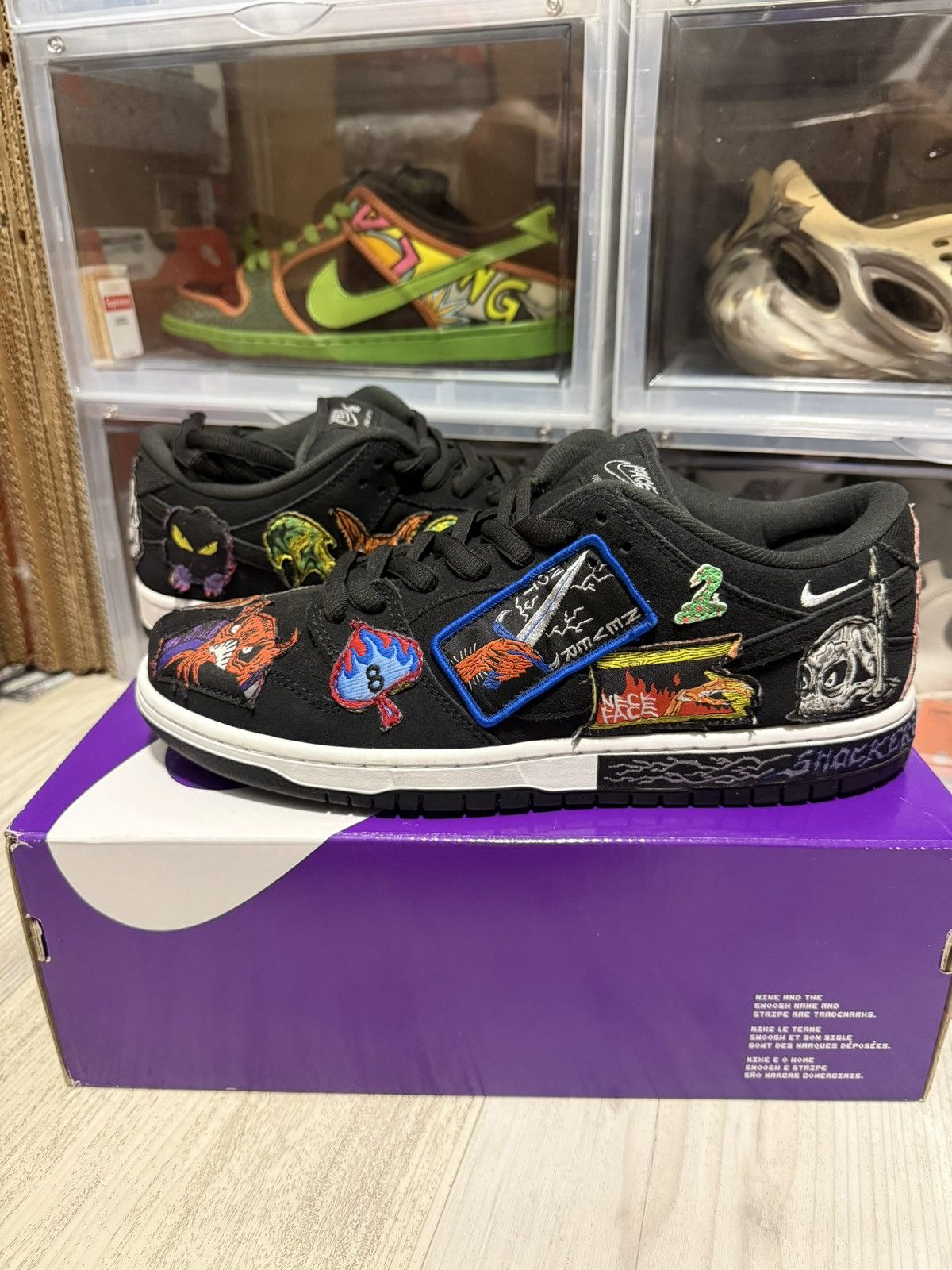 Nike SB Nike SB Dunk Low Pro QS Neckface Size US 10.5 / EU 43-44 - 1 Thumbnail