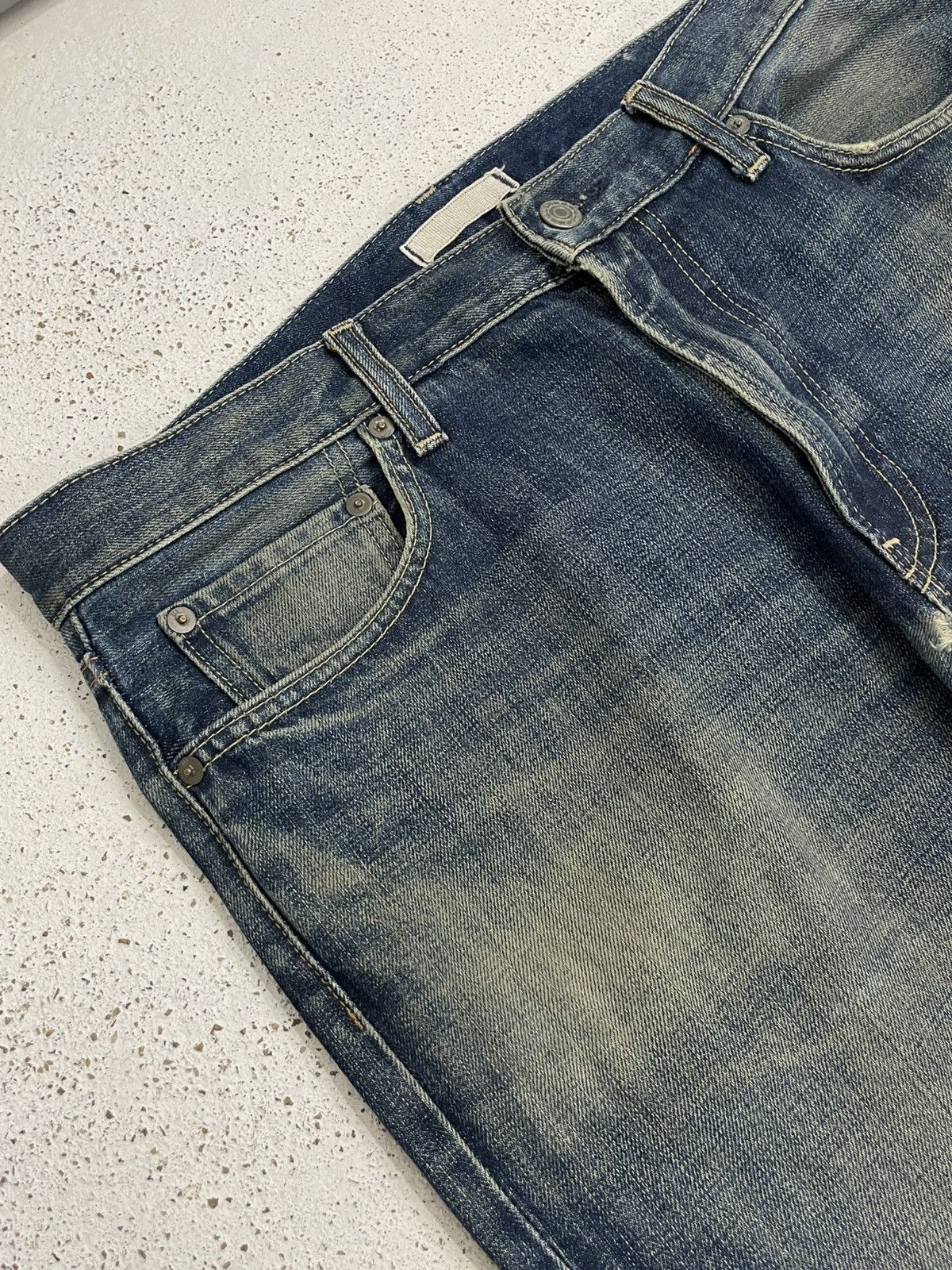 Japanese Brand × Uniqlo Indigo Mudwash Uniqlo Japan Minor Distressed Size US 34 / EU 50 - 6 Thumbnail