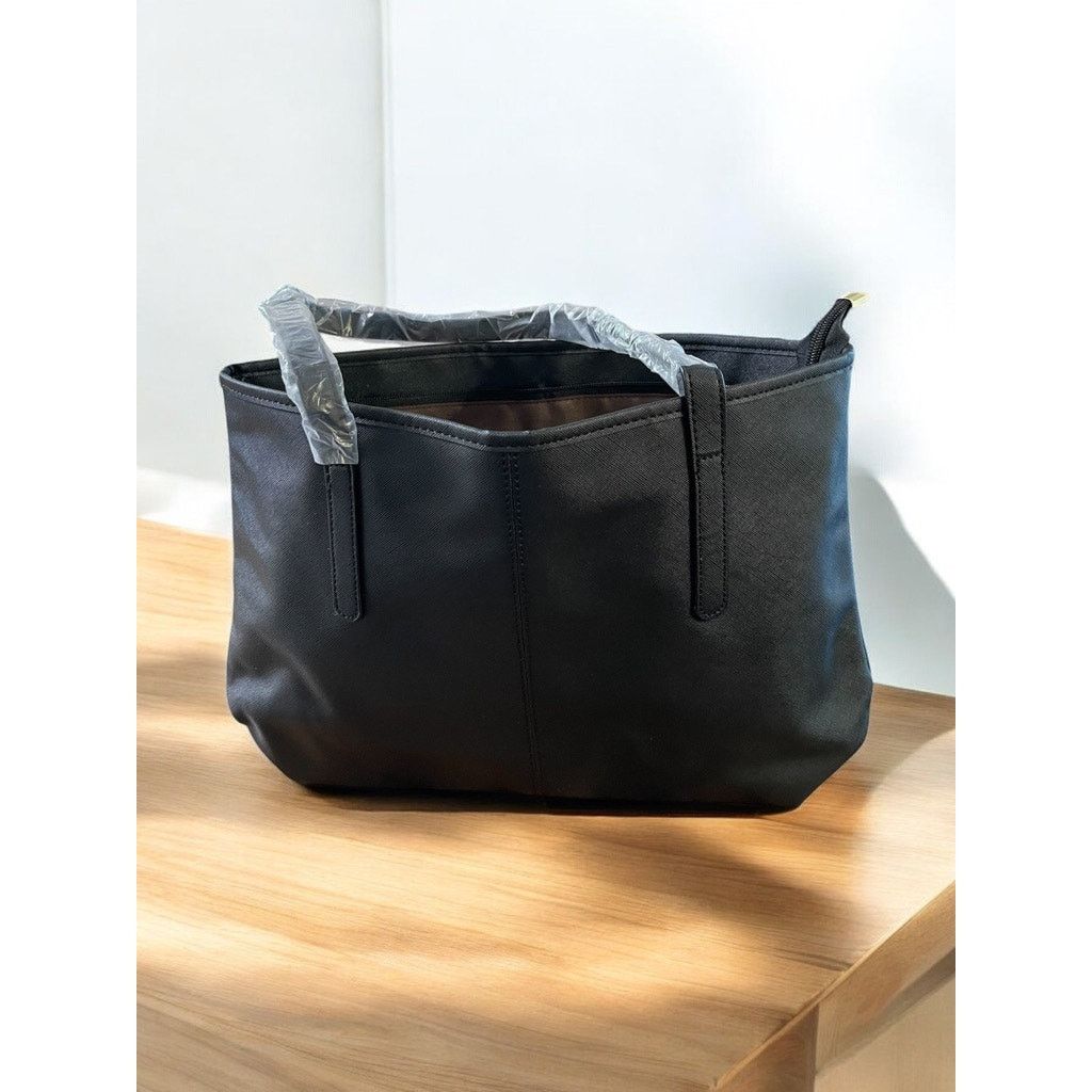 Unknown London Black Purse Bag Handbag Gold Accessories Leather Satchel Size ONE SIZE - 4 Thumbnail