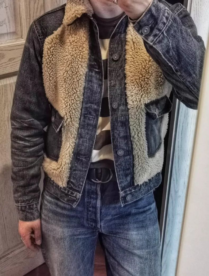 RRL Ralph Lauren RRL Ralph Lauren Old Bear Denim Jacket Size US XS / EU 42 / 0 - 8 Thumbnail