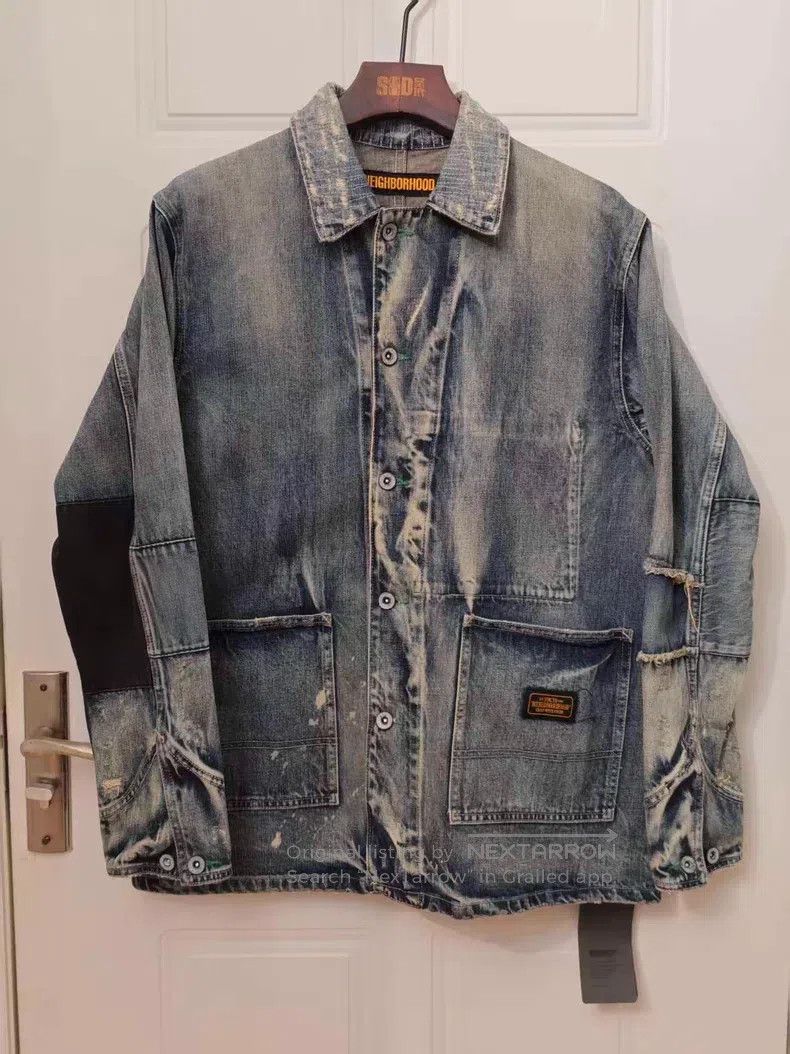 Neighborhood Neighborhood Workwear Denim Jacket Size US L / EU 52-54 / 3 - 1 Thumbnail