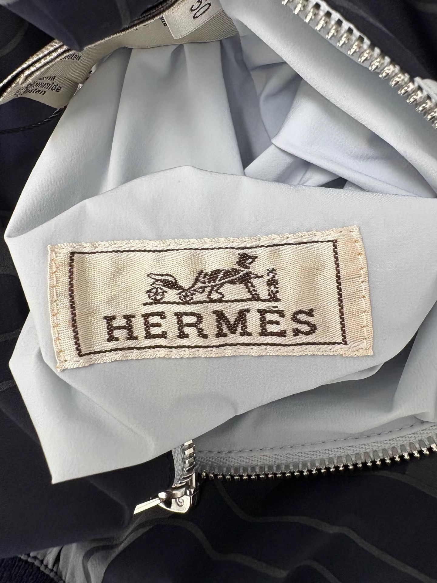 Hermes HERMES Etain Gray Reversible Jacket K1 Size US M / EU 48-50 / 2 - 3 Thumbnail
