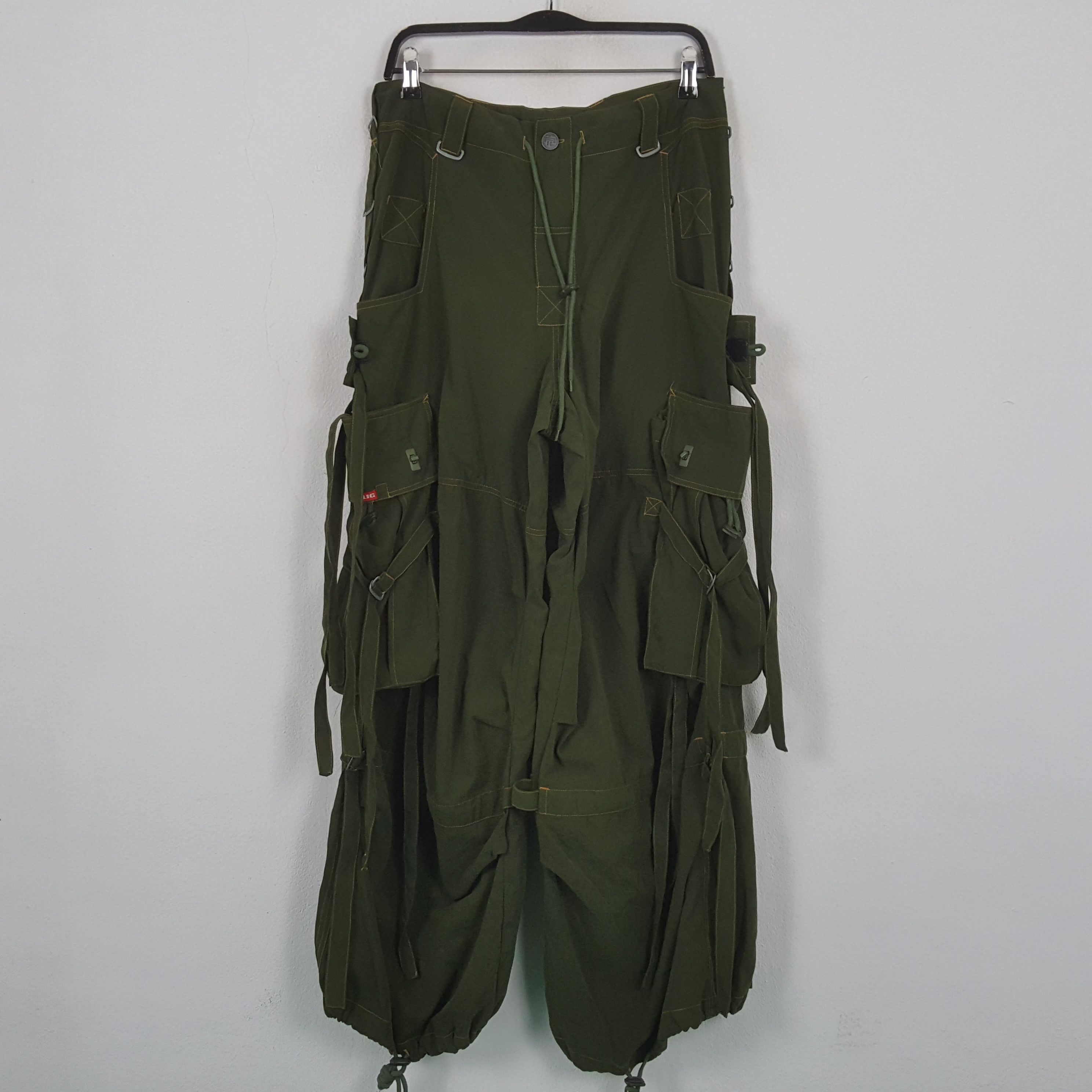 Vintage ILLIG Tactical Baggy Style Parachute Pant RR8 Size US 33 - 1 Thumbnail