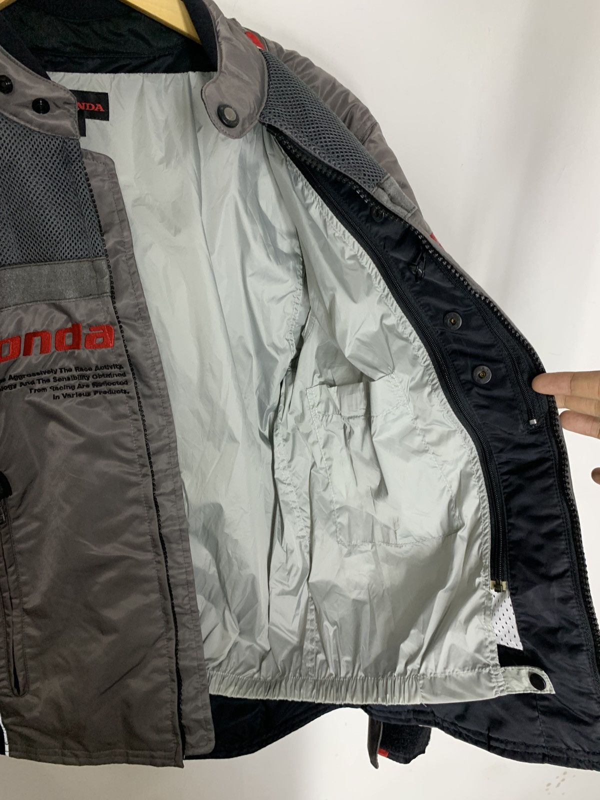 Honda Vintage HONDA RACING Padded Biker Jacket Size US M / EU 48-50 / 2 - 9 Thumbnail