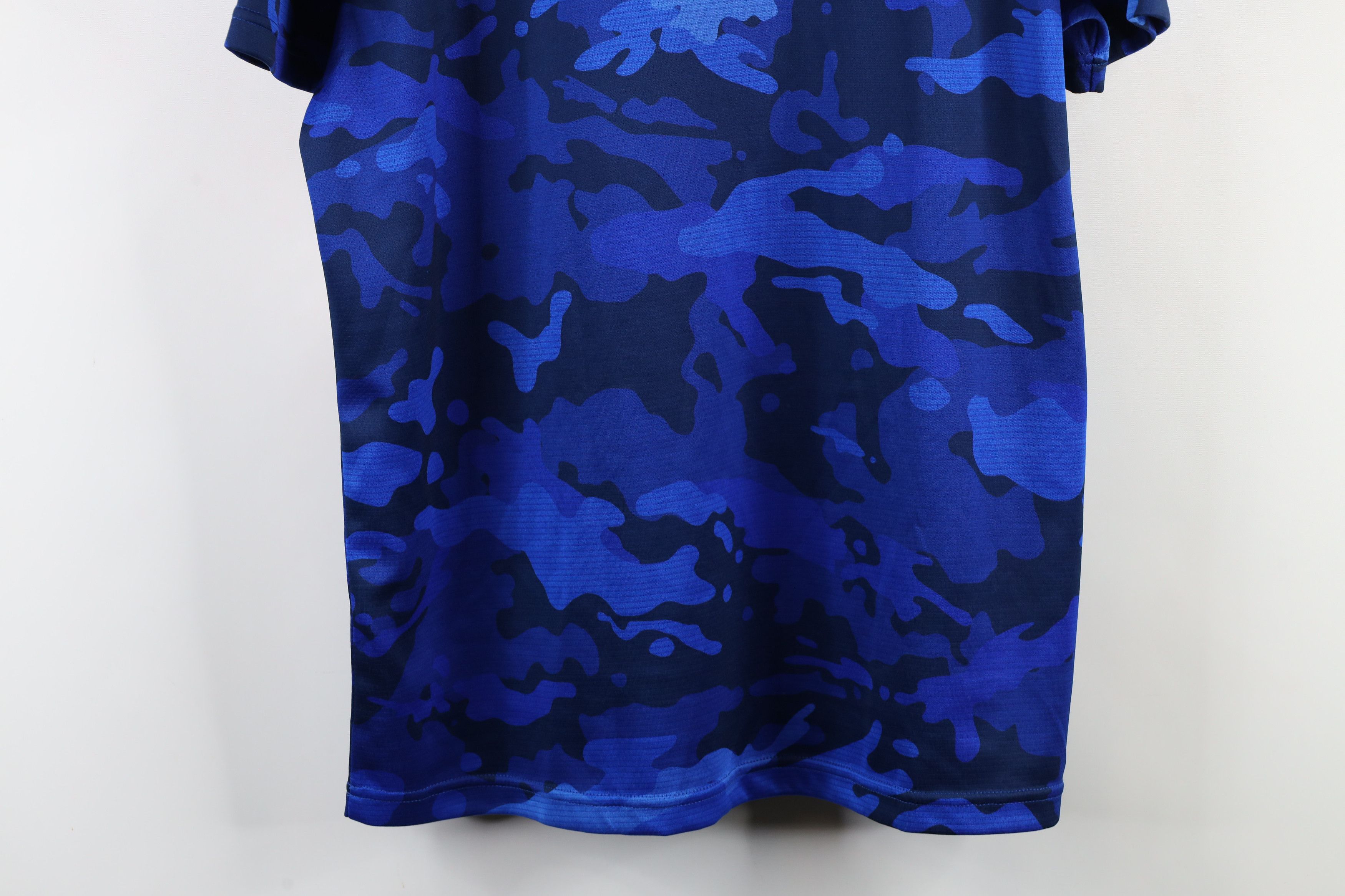 Reebok × Vintage New Reebok Crossfit Camouflage Short Sleeve Polo Shirt Blue Size US L / EU 52-54 / 3 - 13 Thumbnail