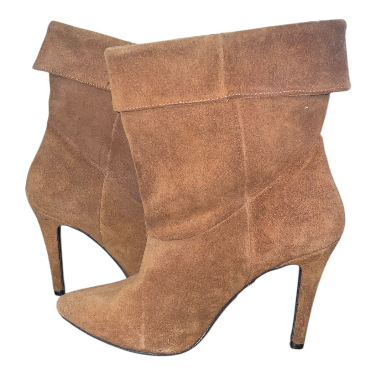 Other Women’s Suede Heels Boots Manya Fashion Made In Spain 7.5 Size US 7.5 / IT 37.5 - 4 Thumbnail
