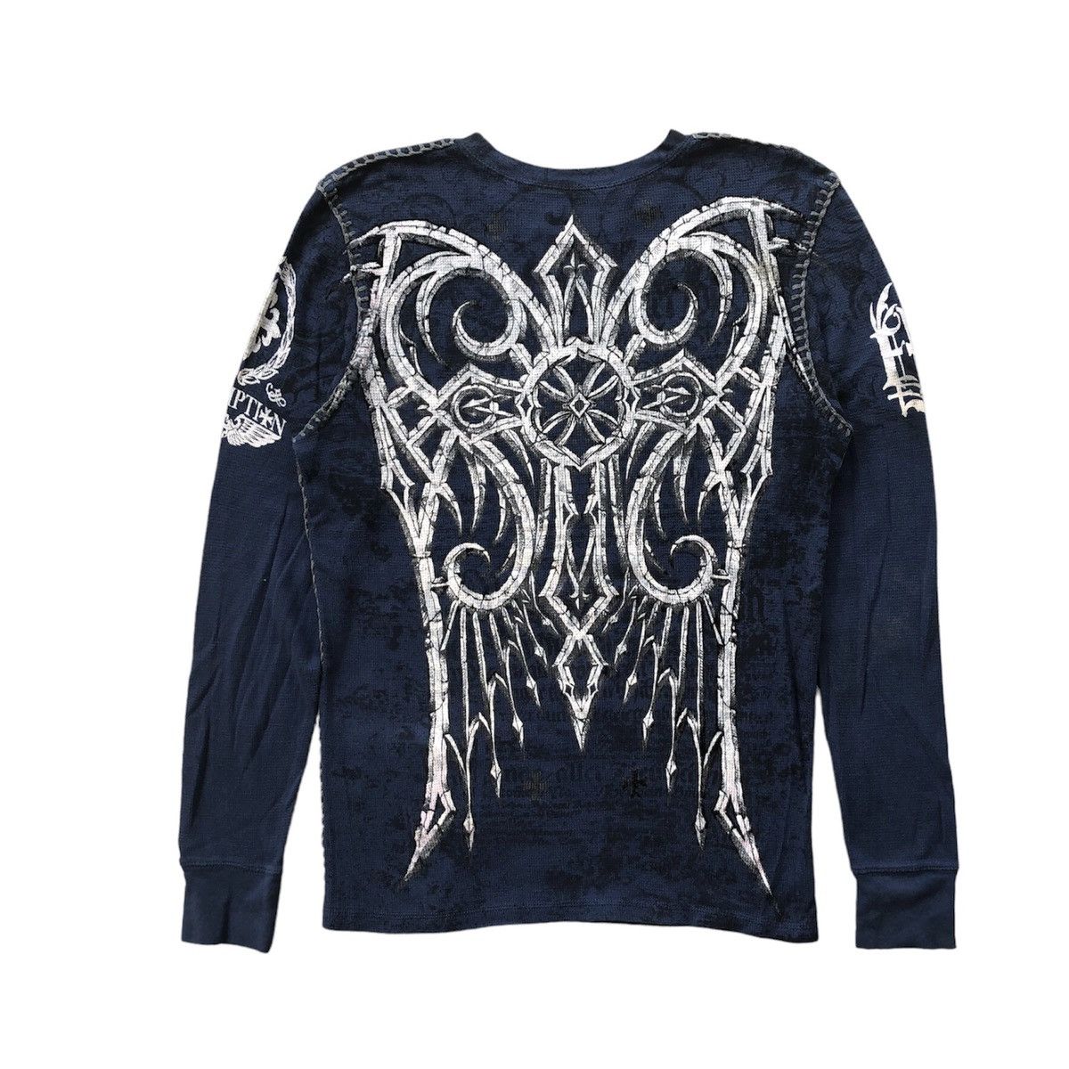 Affliction × Raw State Vtg Raw state redemption cross logo l/s shirt Size US M / EU 48-50 / 2 - 9 Thumbnail