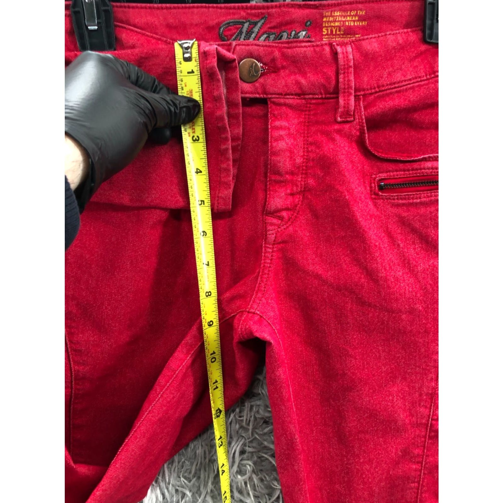 Mavi Mavi 505 Kelly Pants Womens 26 Pink Mid Rise Straight Leg Chino Knit Polyester Button Pockets Flat Front Regular Adult Womens Size 26" / US 2 / IT 38 - 4 Thumbnail
