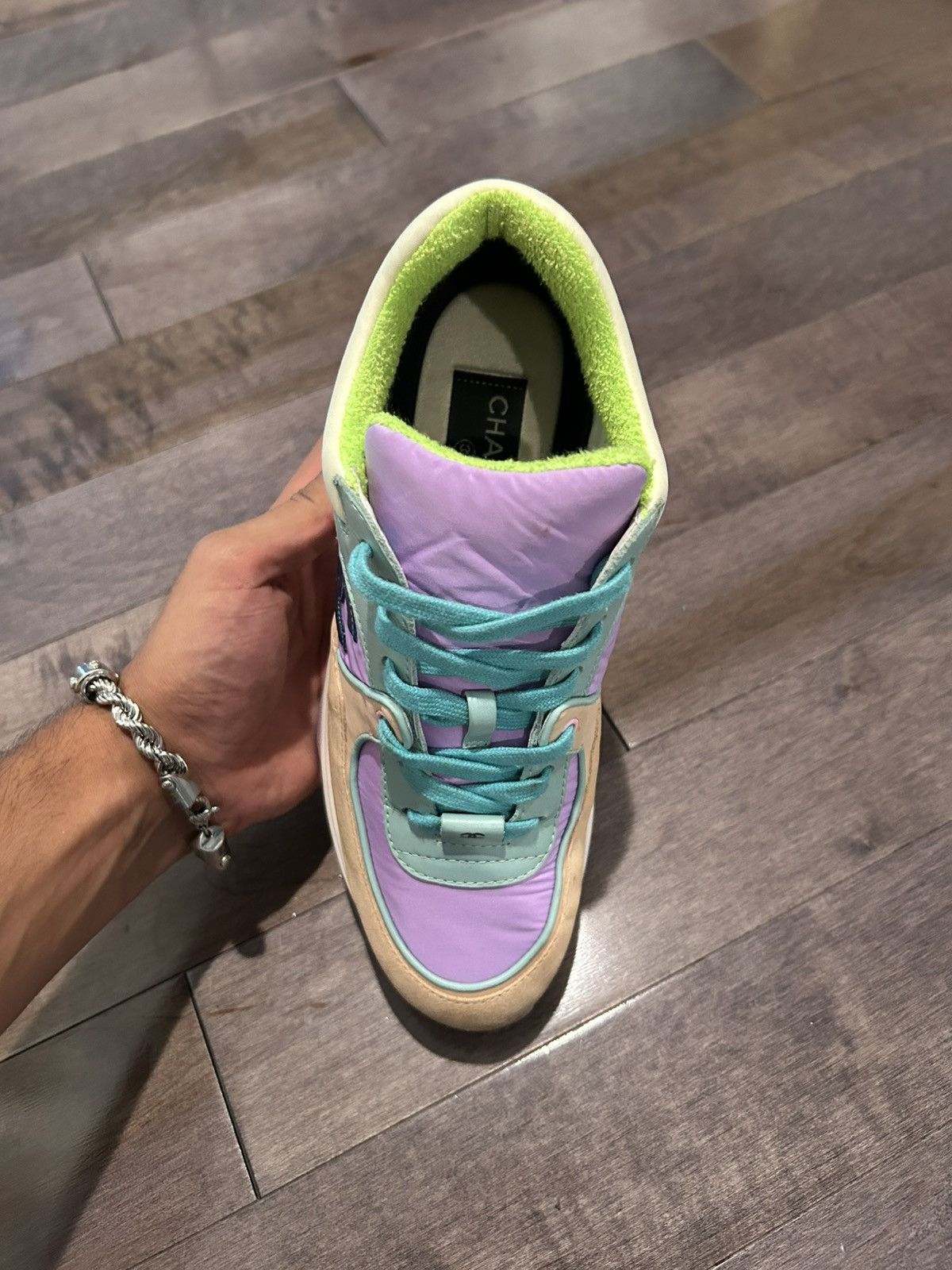 Chanel Chanel runners purple brown Size US 8.5 / IT 38.5 - 3 Thumbnail