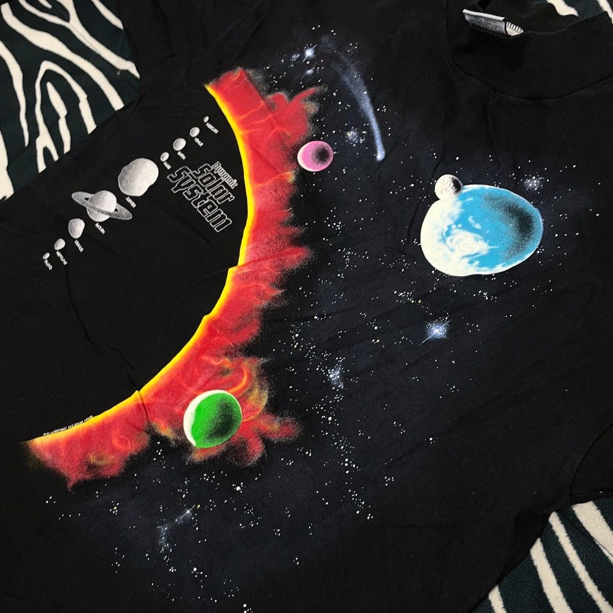 Other Solar System 1990 vintage overprinted tee long sleeve rare Size US L / EU 52-54 / 3 - 4 Thumbnail