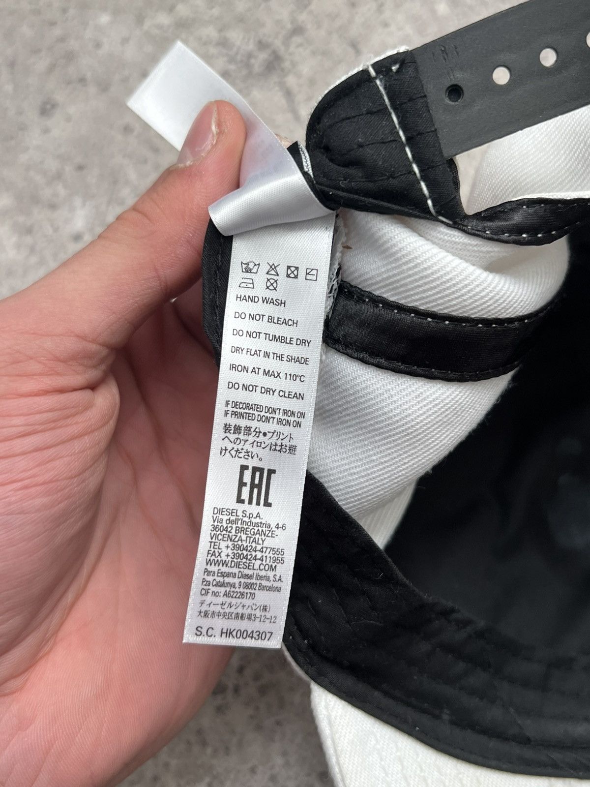 Diesel × Vintage Diesel Washed Cap Y2K Size ONE SIZE - 8 Thumbnail