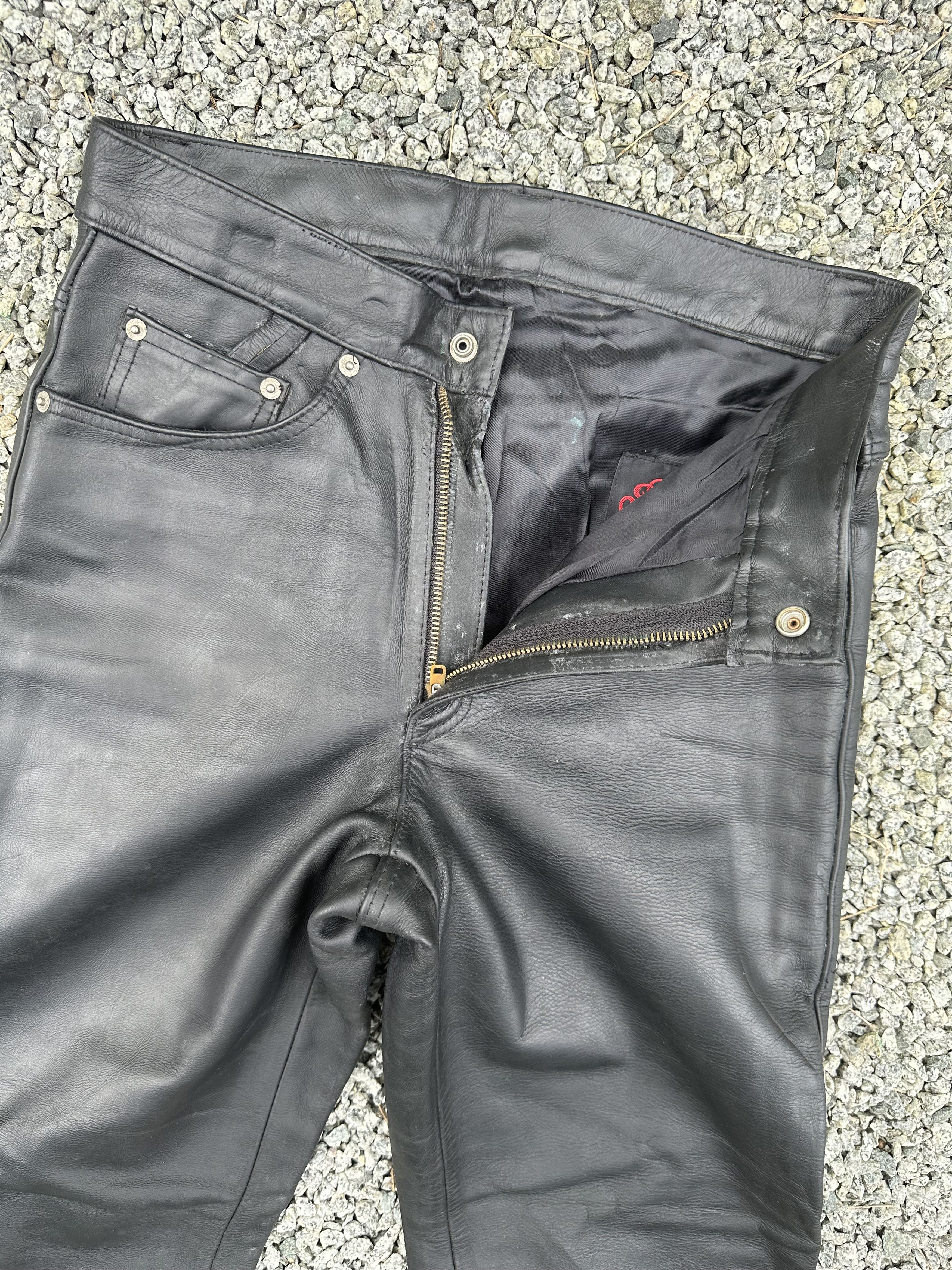Indian Motorcycle Rare Vintage Indian Motorcycles Leather Racing Bikers Pants Size US 30 / EU 46 - 4 Thumbnail