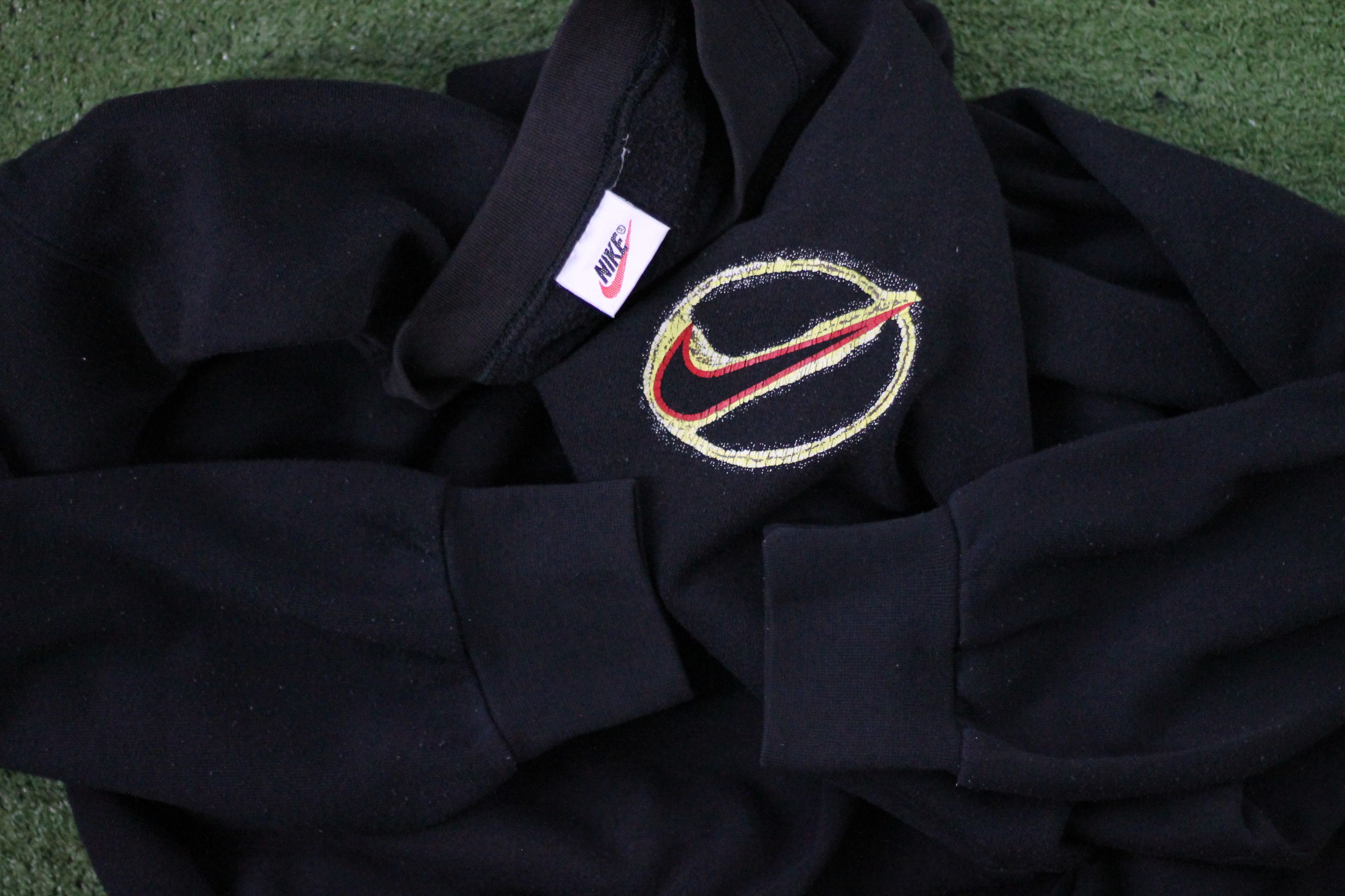 Nike × Vintage RARE! Vintage NIKE Oval Big Swoosh Sweatshirt. Size US L / EU 52-54 / 3 - 5 Thumbnail