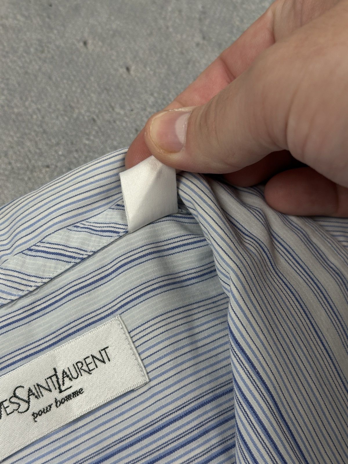 Yves Saint Laurent Lux YSL Shirt Cotton Yves Saint Laurent Summer Shirtsleeve Size US L / EU 52-54 / 3 - 12 Thumbnail