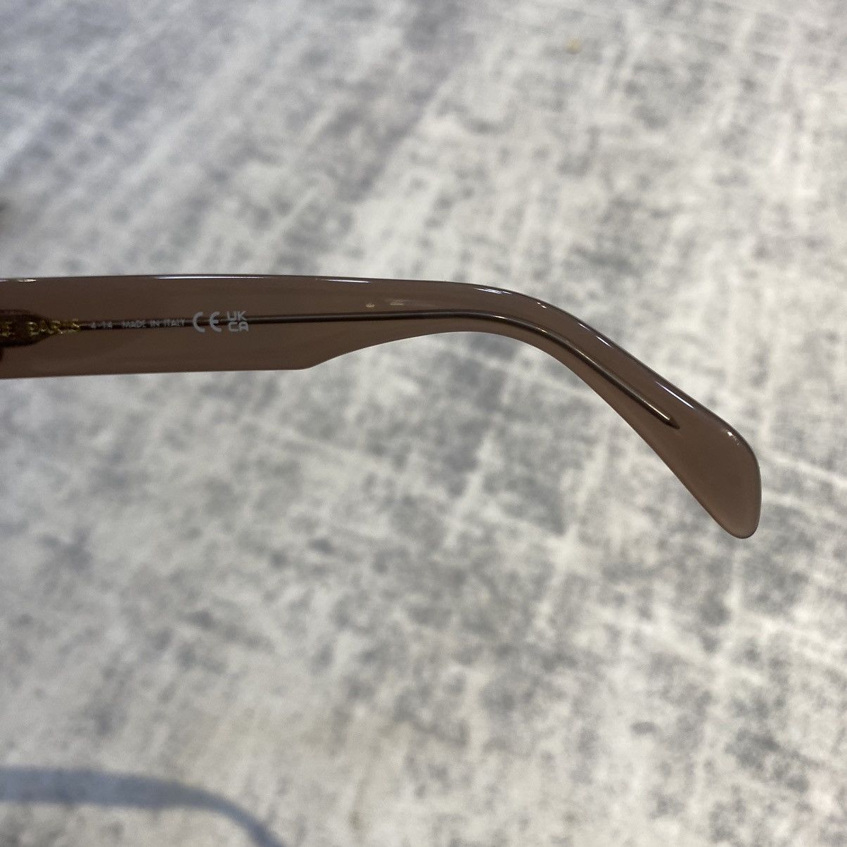 Celine CELINE Triomphe 01 Sunglasses In Acetate BROWN CRYSTAL Size ONE SIZE - 10 Thumbnail