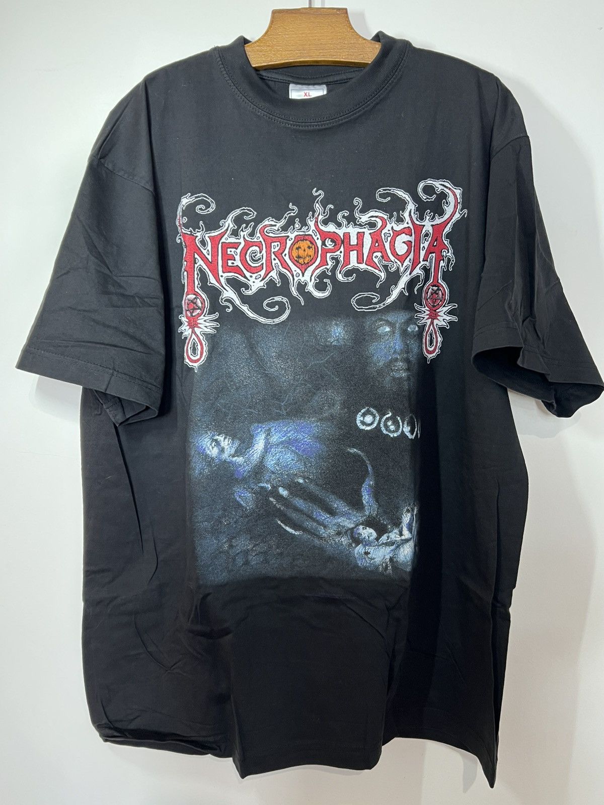 Band Tees Necrophagia vintage shirt early 00s the divine art Size US L / EU 52-54 / 3 - 1 Thumbnail