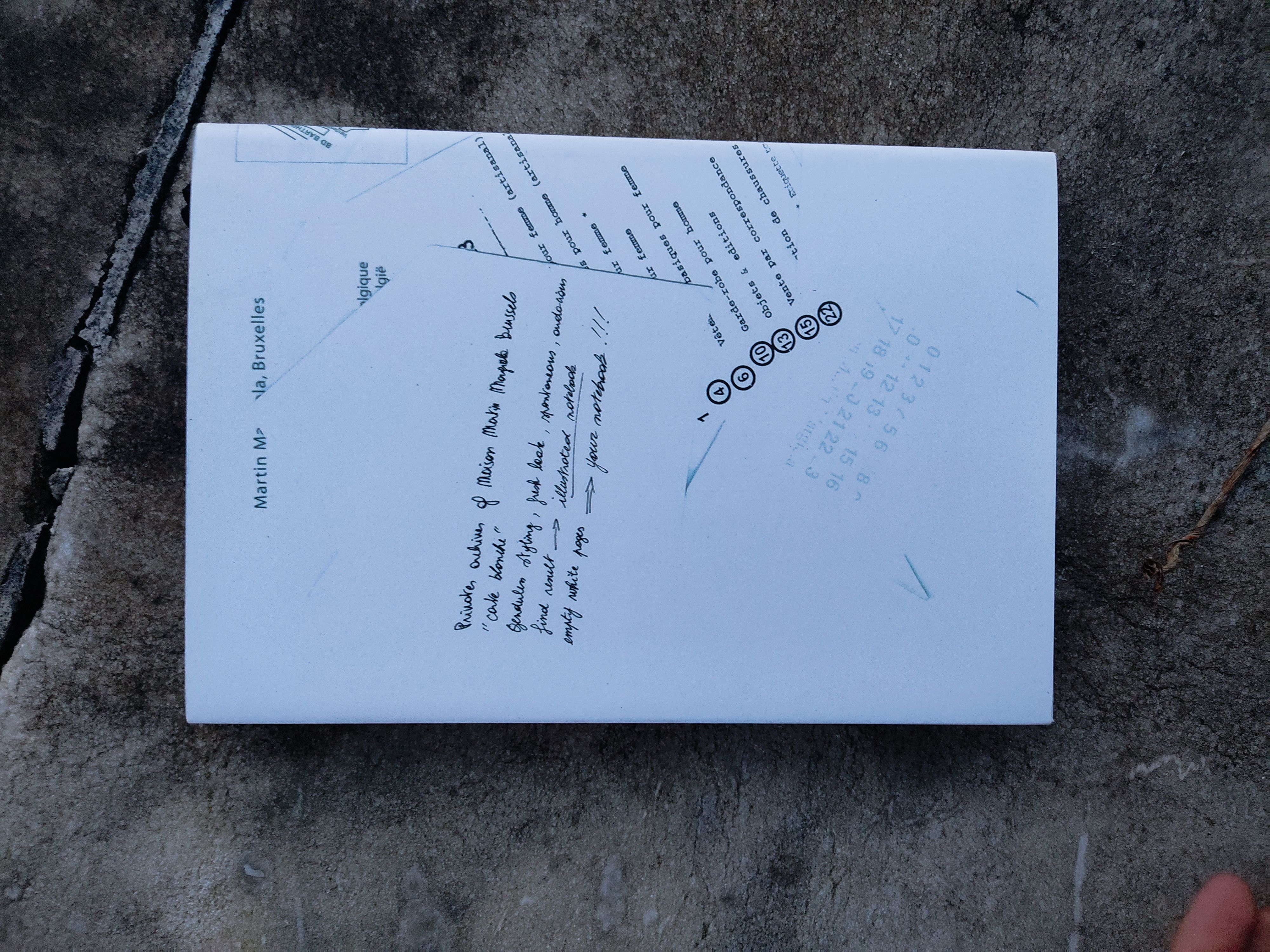 Maison Margiela Maison Margiela Brussels Store Notebook Size ONE SIZE - 1 Thumbnail