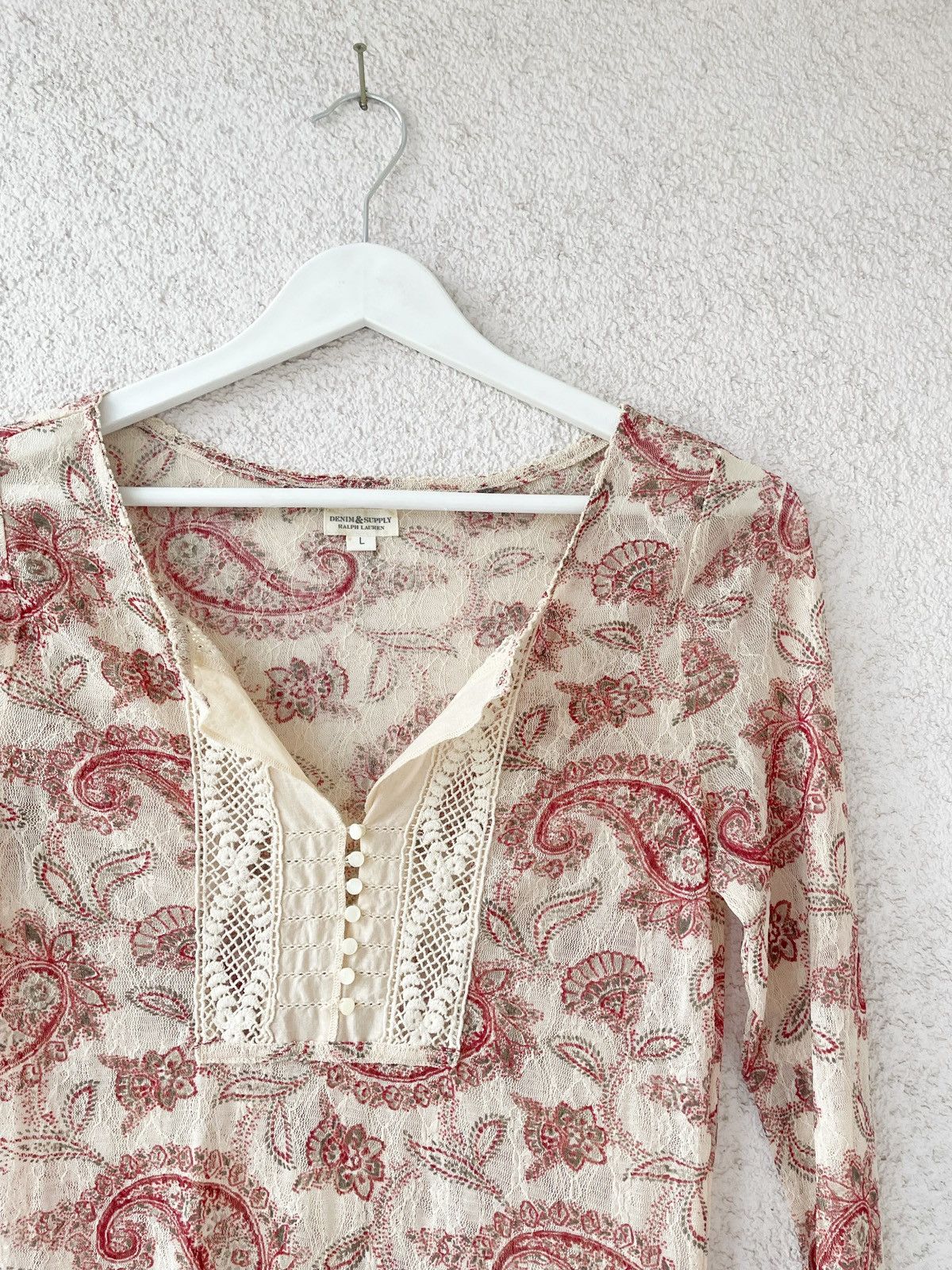 Denim & Supply Ralph Lauren Women's elongation top Denim & Supply Ralph Lauren Size L Size L / US 10 / IT 46 - 3 Thumbnail