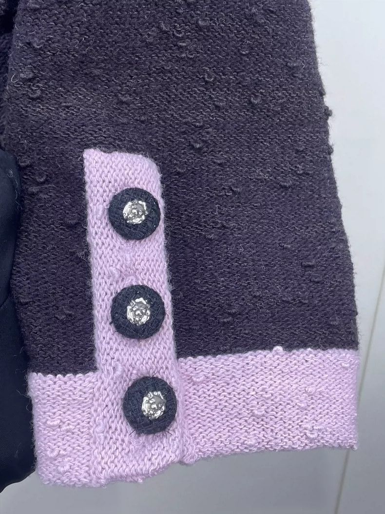 Chanel Chanel 24K show color-blocked knitwear jacket 2504-Nextarro Size XXS / US 00 / IT 34 - 3 Thumbnail