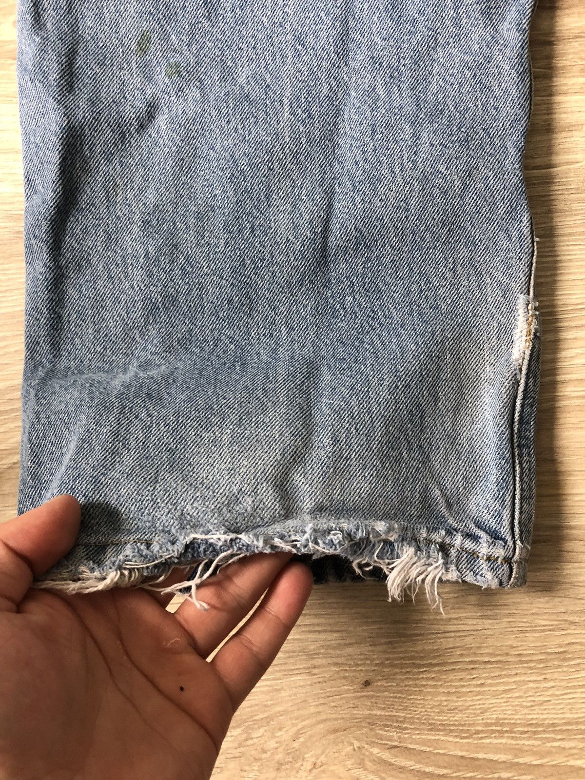Carhartt × Carhartt Wip × Vintage Vintage Carhartt Thrashed Distressed Light Wash Denim Jeans Size US 36 / EU 52 - 4 Thumbnail