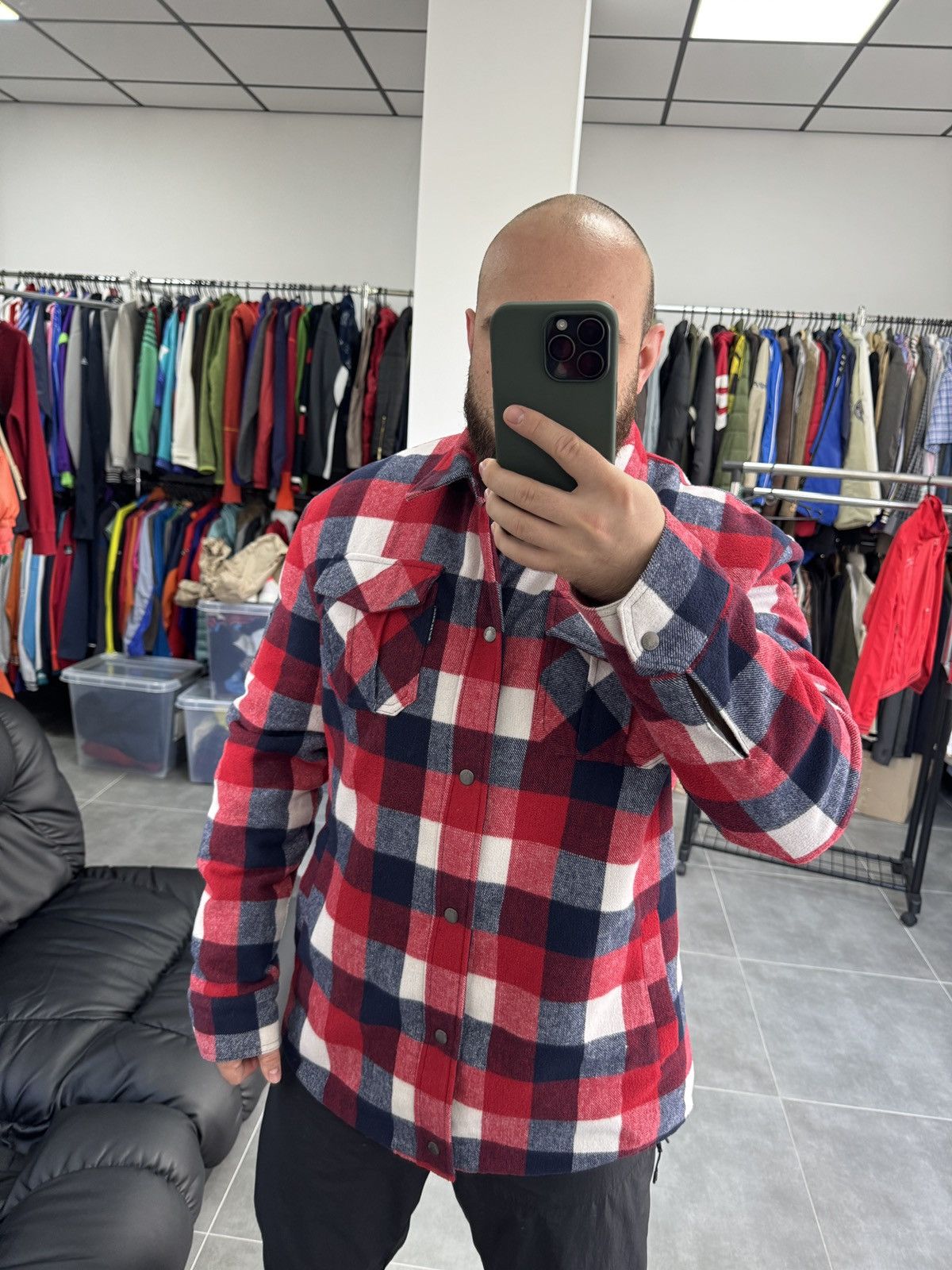 Ecko Unltd. Ecko Unltd. Premium Varsity Jacket Wool Checked Men Size XL Size US XL / EU 56 / 4 - 2 Thumbnail